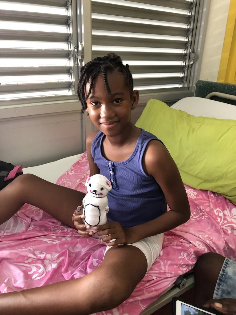 Light the World in SVG making sock bears for the children's hospital 2019