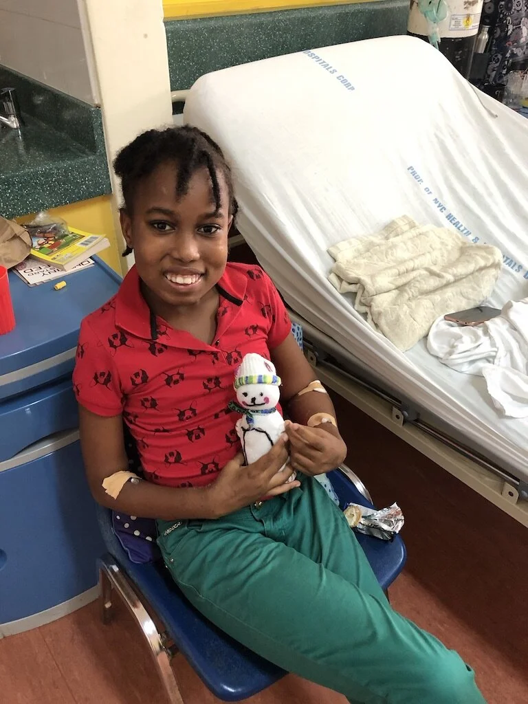 Light the World in SVG making sock bears for the children's hospital 2019