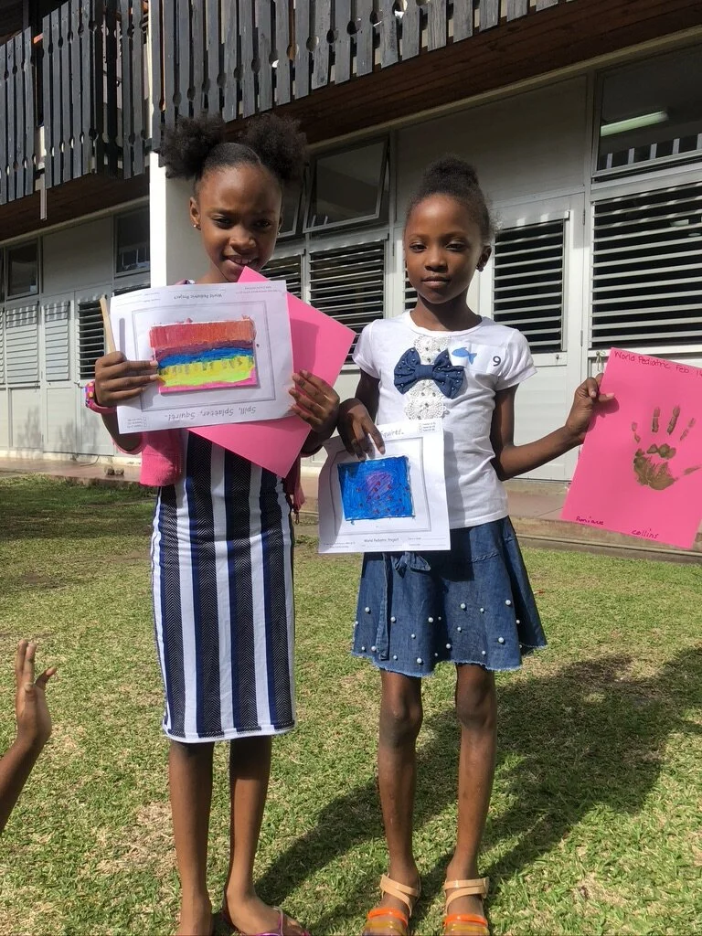 Paint and give back to the children of World Pediatric project February 2020
