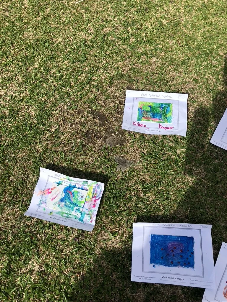 Paint and give back to the children of World Pediatric project February 2020