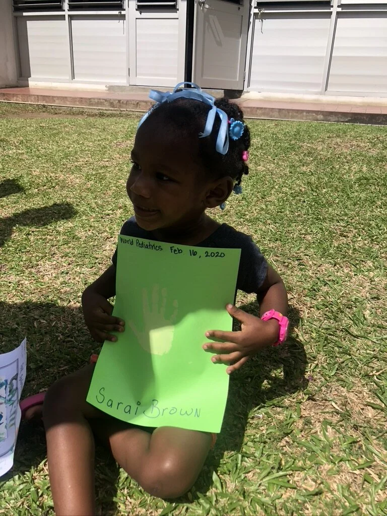 Paint and give back to the children of World Pediatric project February 2020