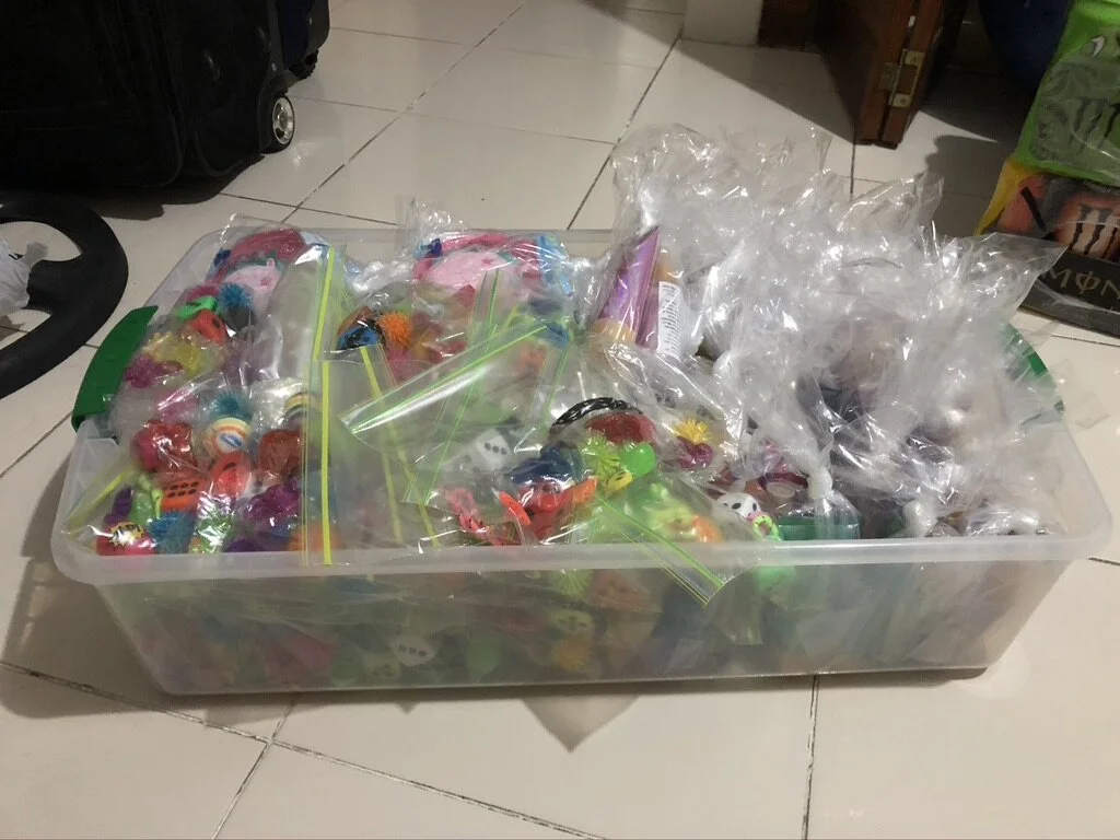 Donate age appropriate gift bags for children trying to get life saving surgeries with World Pediatric Project.