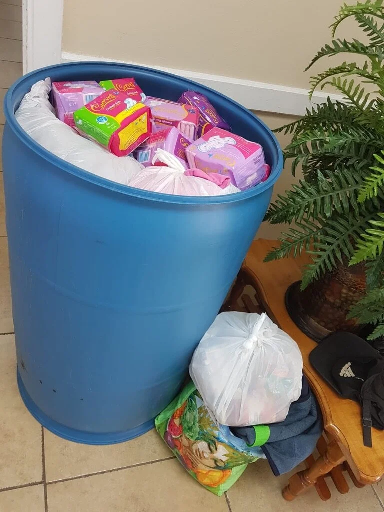 Community outreach to donate clothes and living items for an all girls home that burned down. April 2020