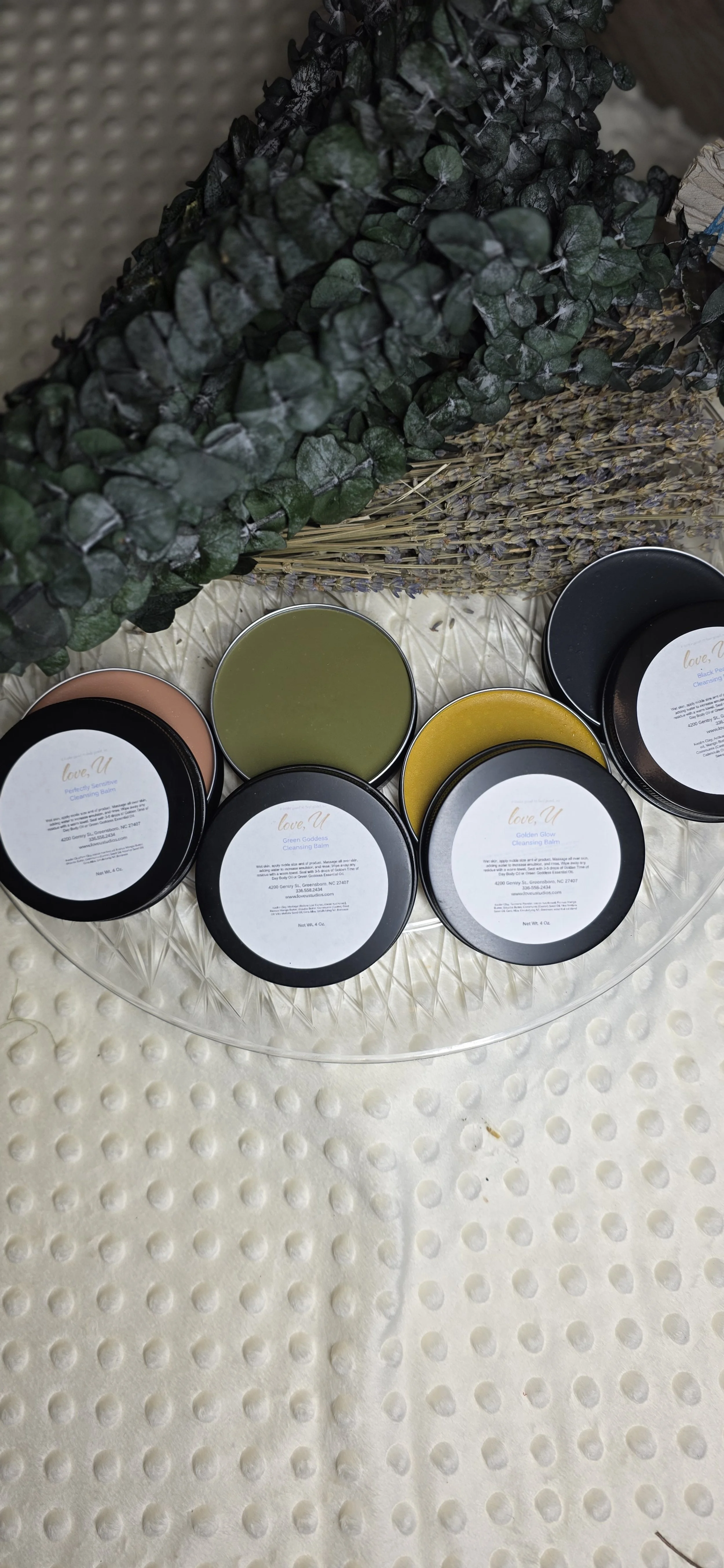 Cleansing Balms_ all_with lid off_2.jpg (Copy)