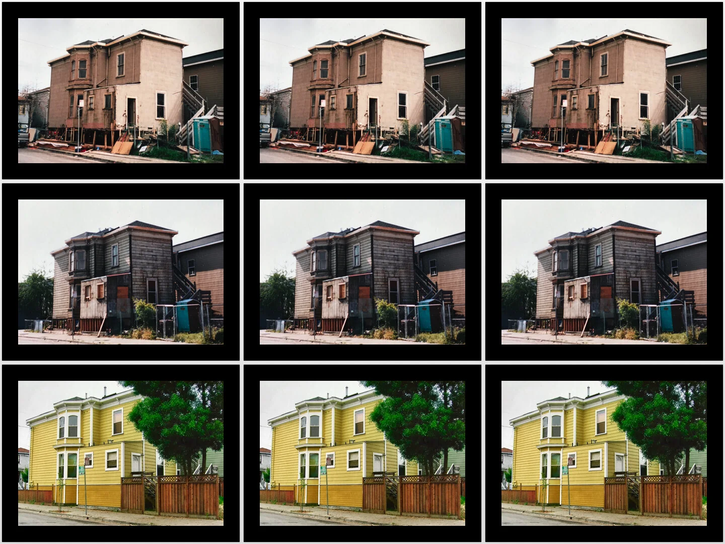 The house from 2000 to 2002