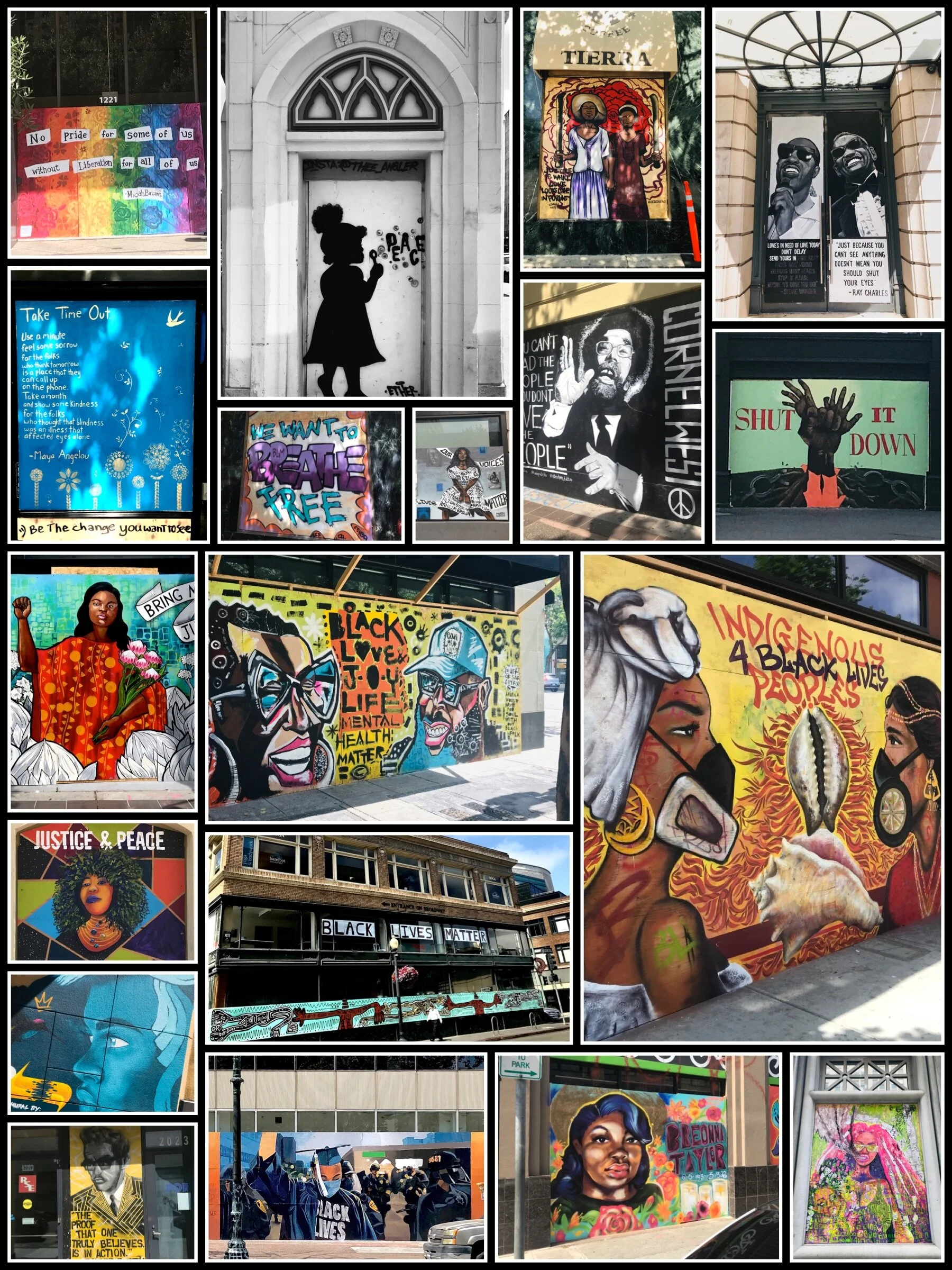Inspiration: murals on Broadway in Downtown Oakland, CA