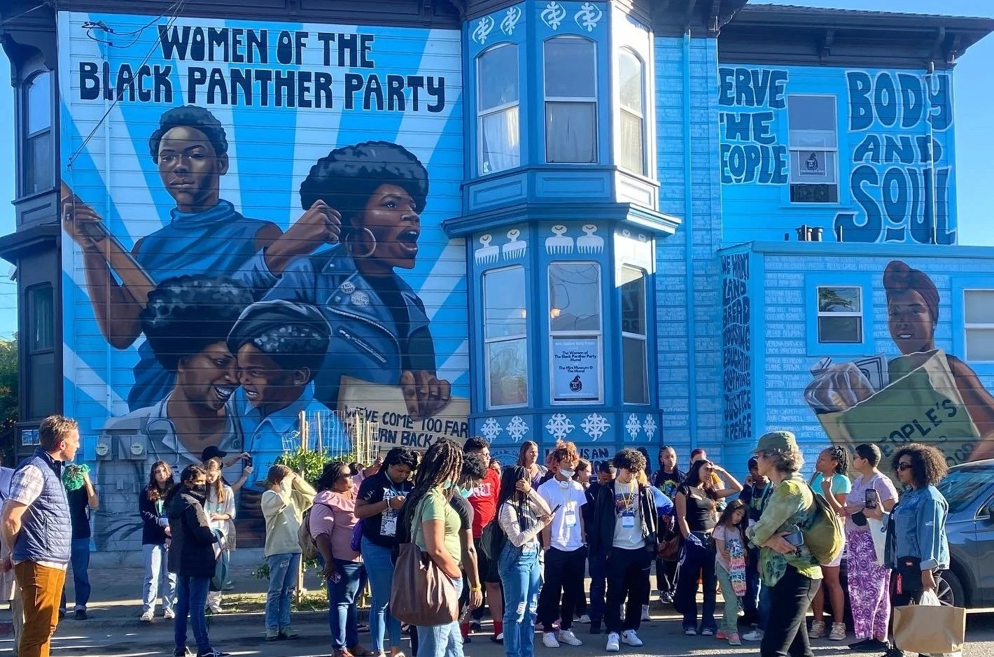 Bioneers at the mural.jpg
