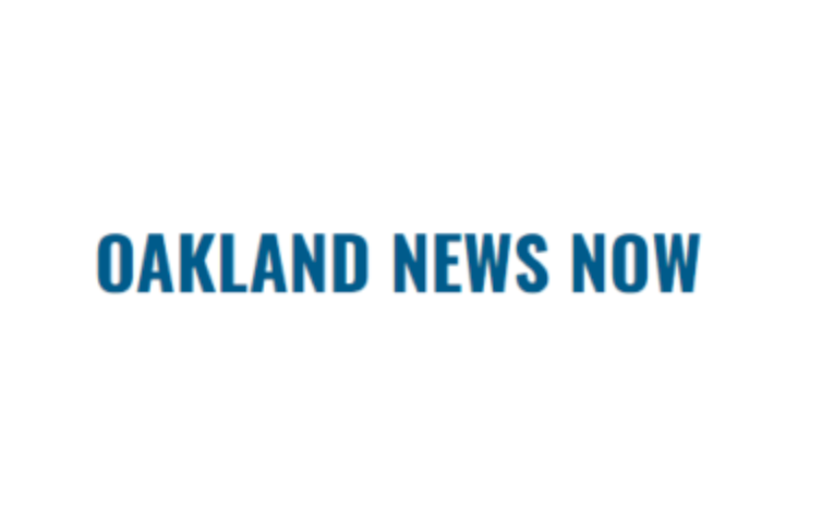 Logo for Oakland News Now in blue text on a white background