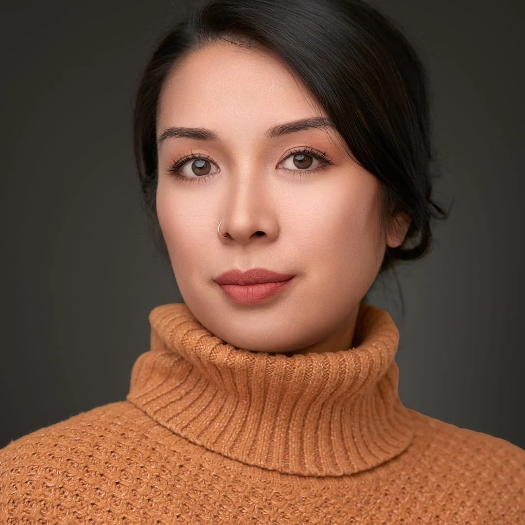 Actor headshot in Winnipeg studio — natural light portrait, perfect for theatre, film, and agency portfolio updates.