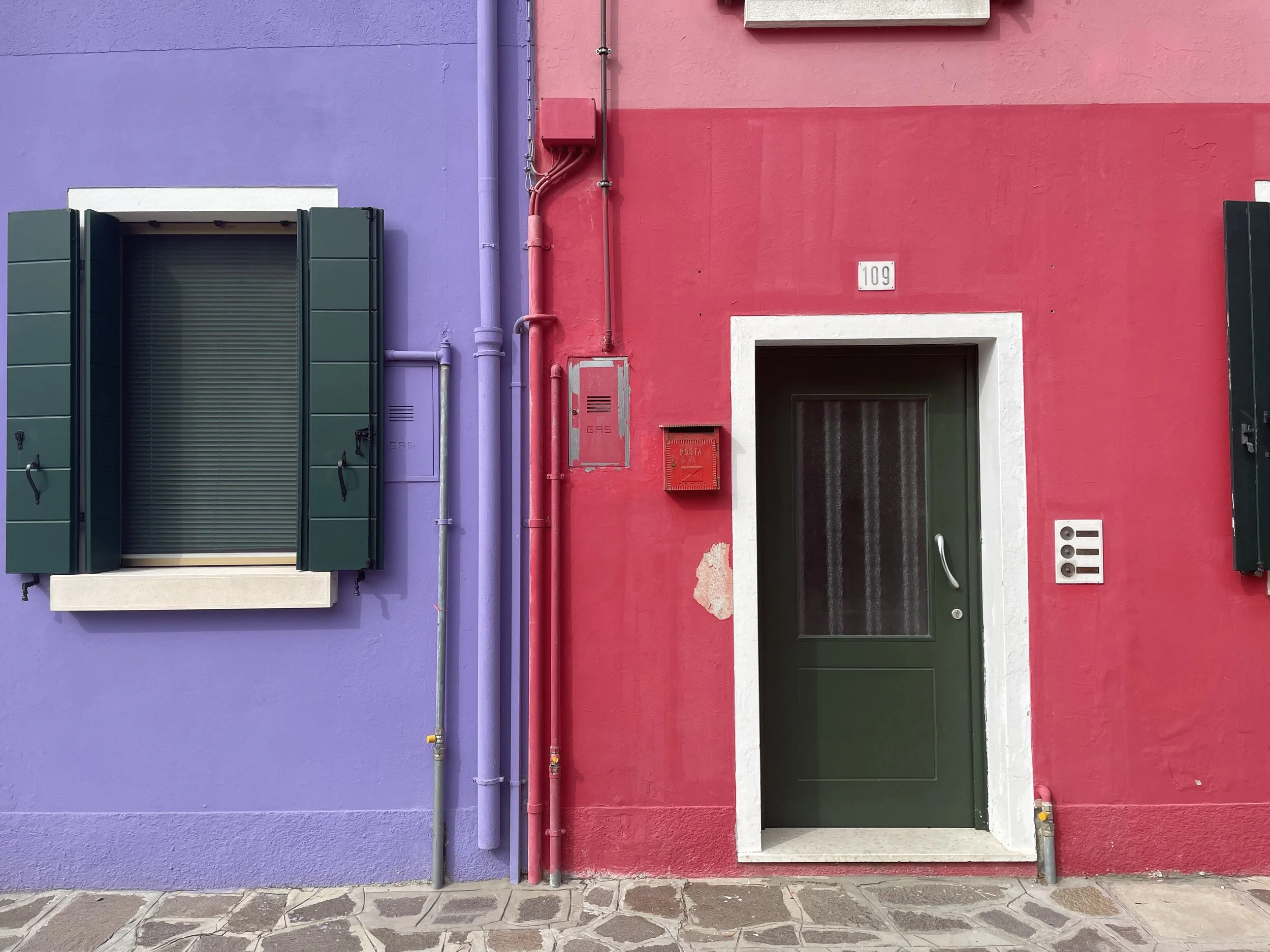 Colourful doorways
