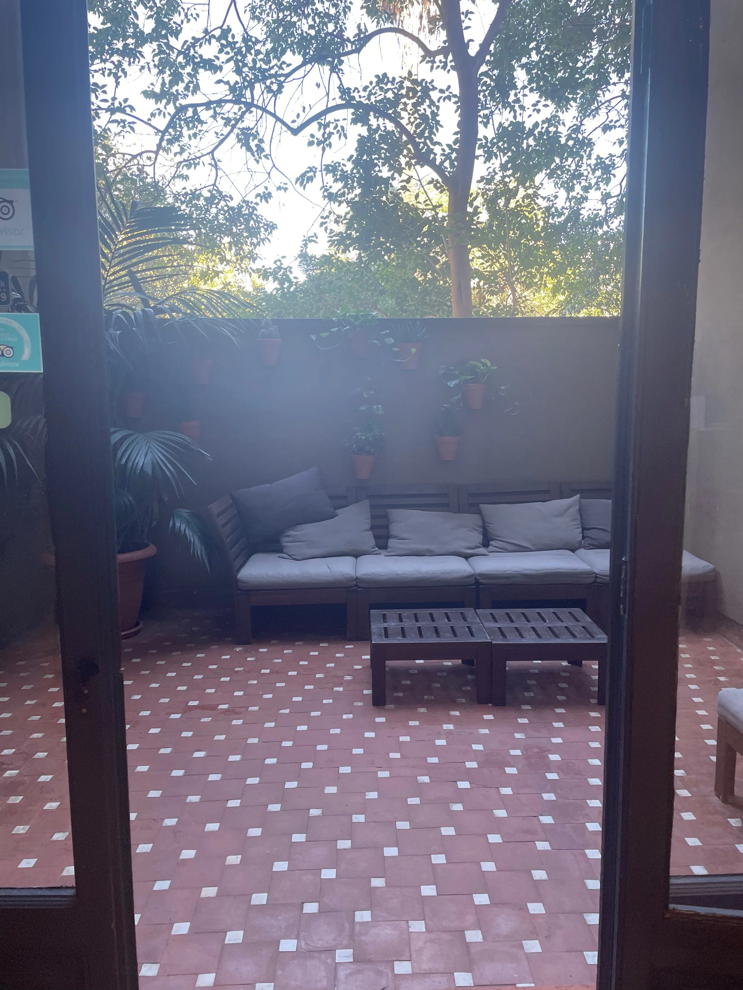 Relaxing terrace