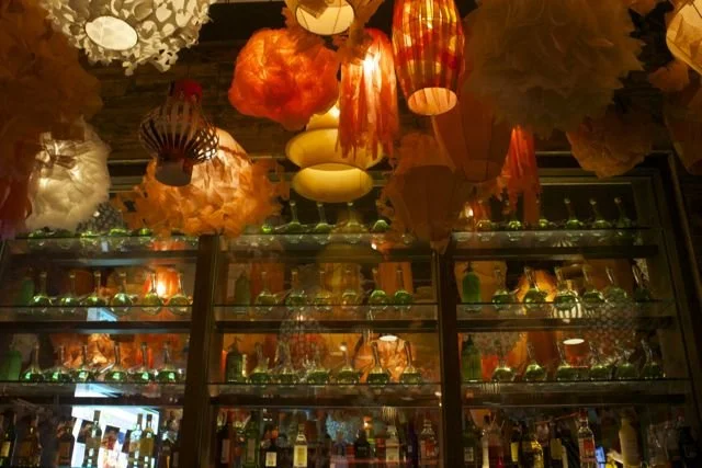 The bar and breakfast area