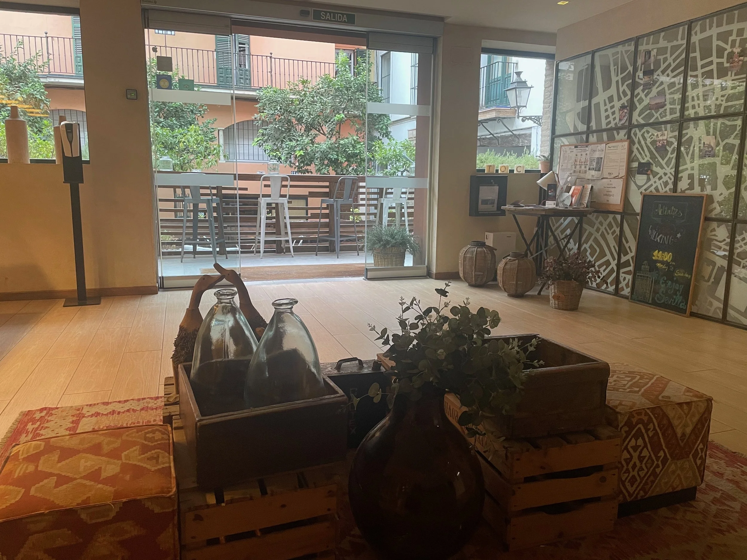 Reception area