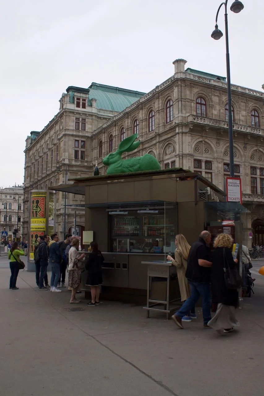 The famous sausage stand