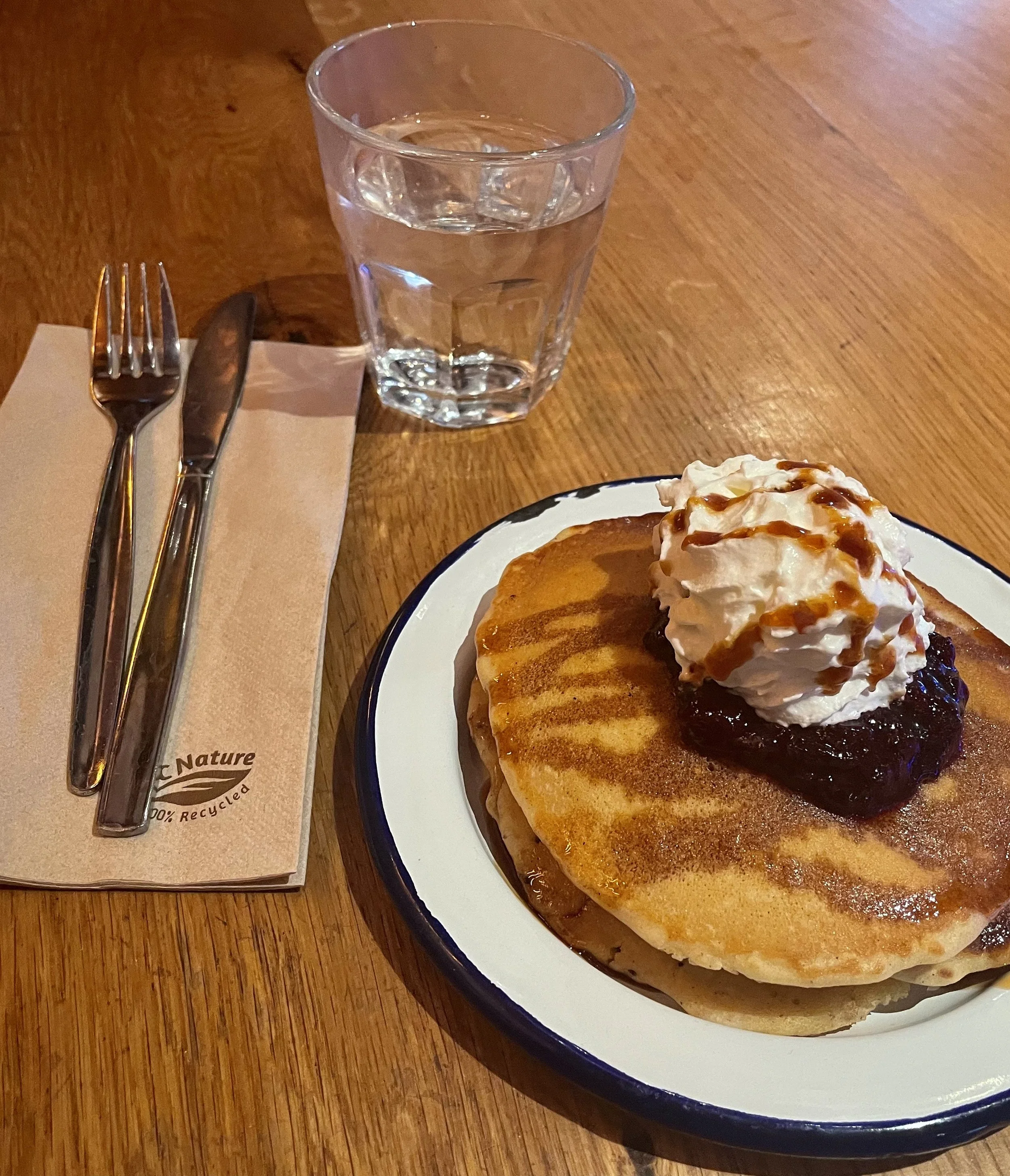 Pancakes for breakfast