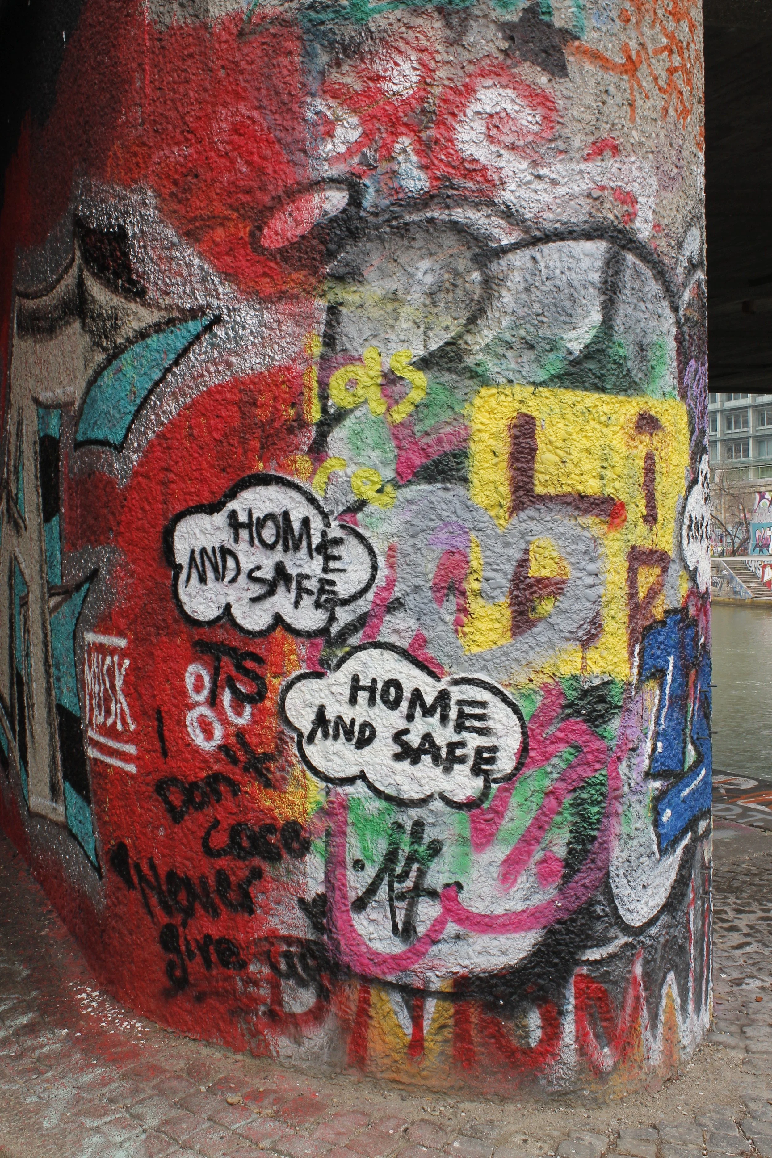 Home and safe street art