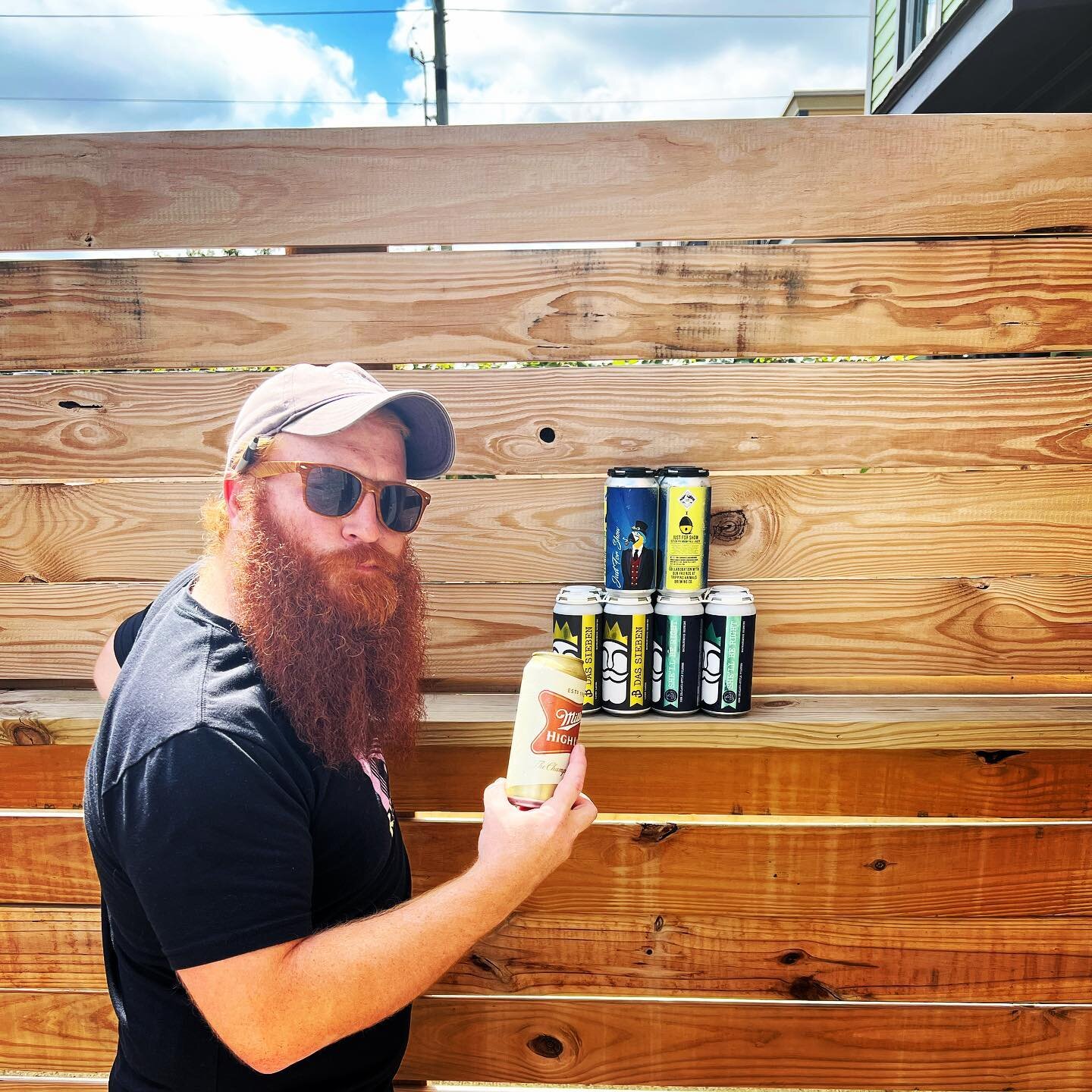 Kyle says it&rsquo;s time to live that Crispy Life! Whether it&rsquo;s @millerhighlife or freshly tapped @corporateladderbrewing Just For Show Czech Pils collab with @trippinganimalsbrewing or @magnanimousbrewing Das Sieben Light Lager we got the bee