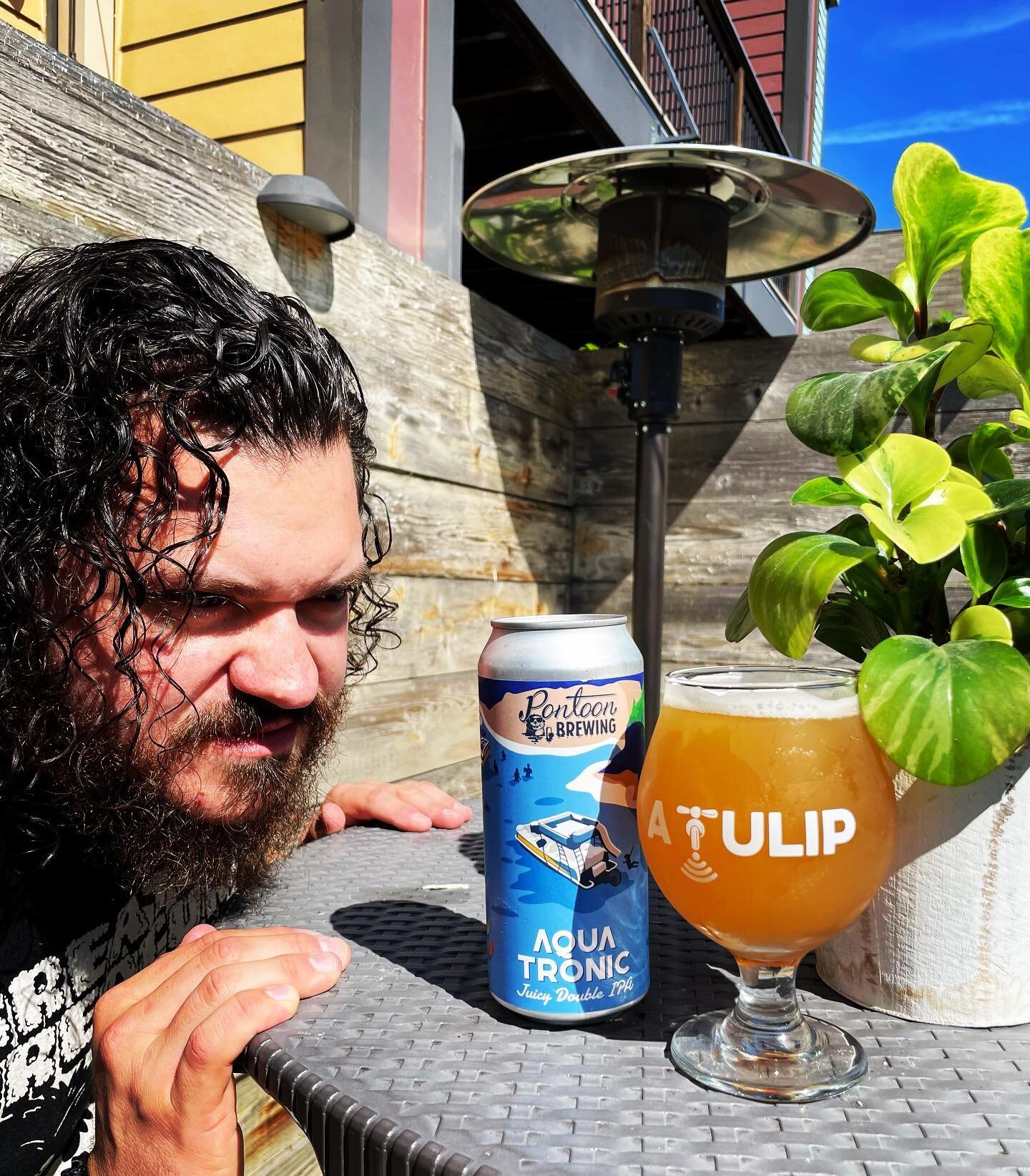 @pontoonbrewing calls this Aquatronic &ldquo;dangerously approachable&rdquo; so we recommend proceeding with caution  before enjoying this tropical and citrusy showcase of Azzaca, El Dorado, and Galaxy hops.