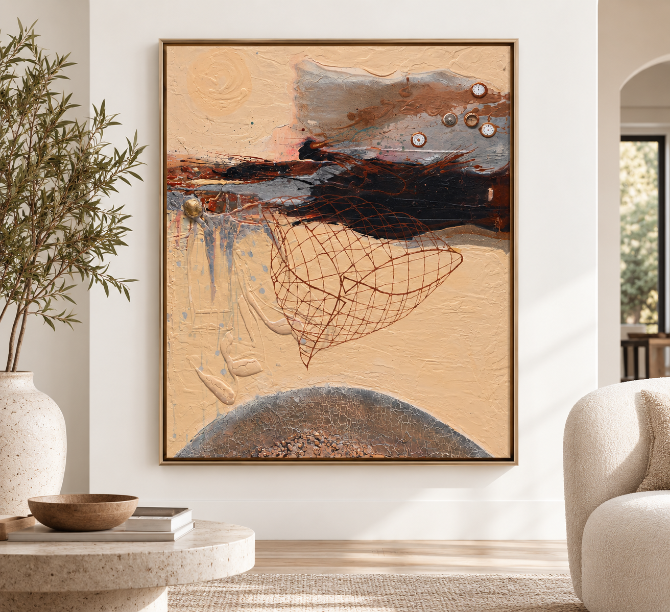 Textured Abstract Art in a Warm Modern Interior.png