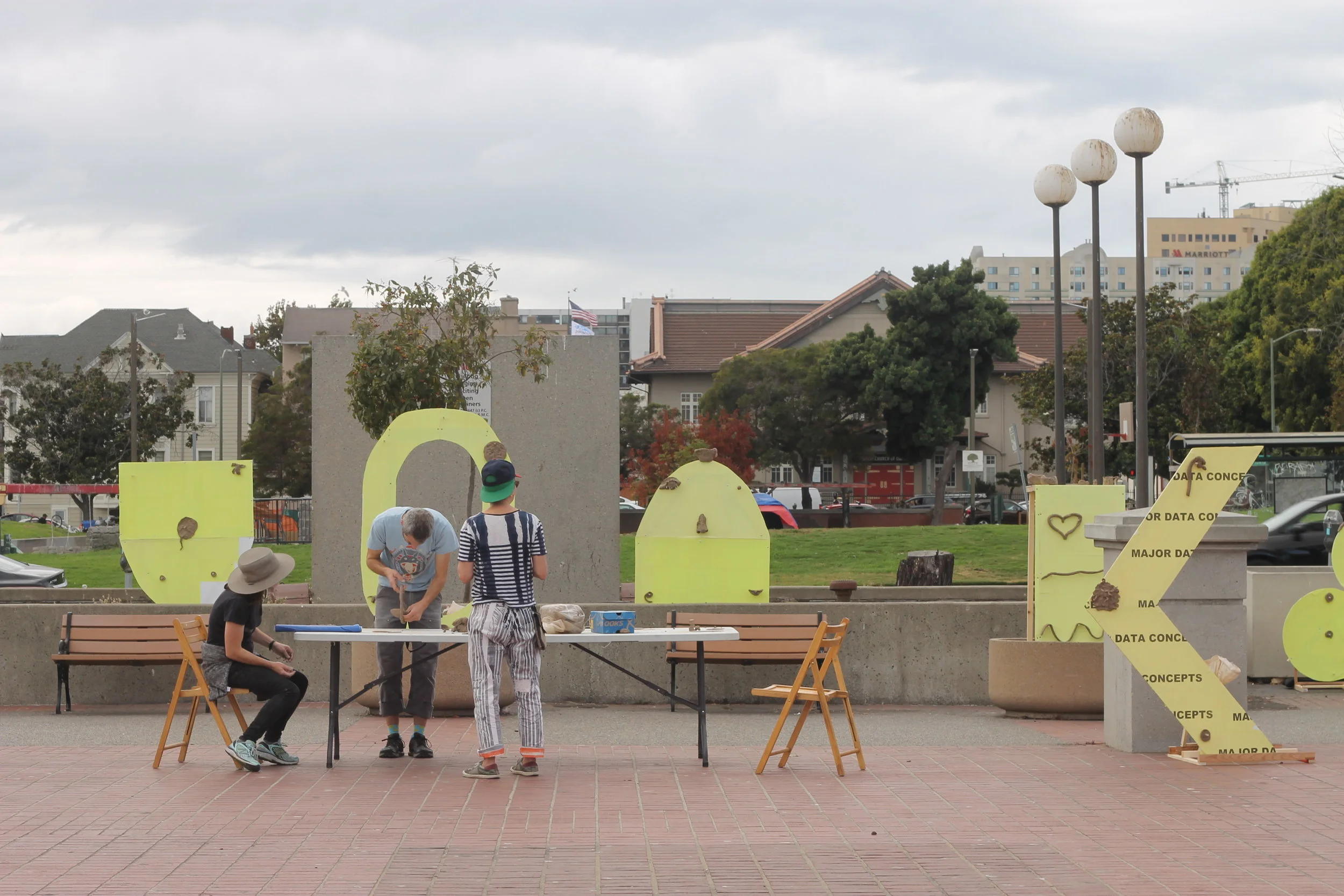 Channeling Event, Lake Merritt Bart Station, Oakland
