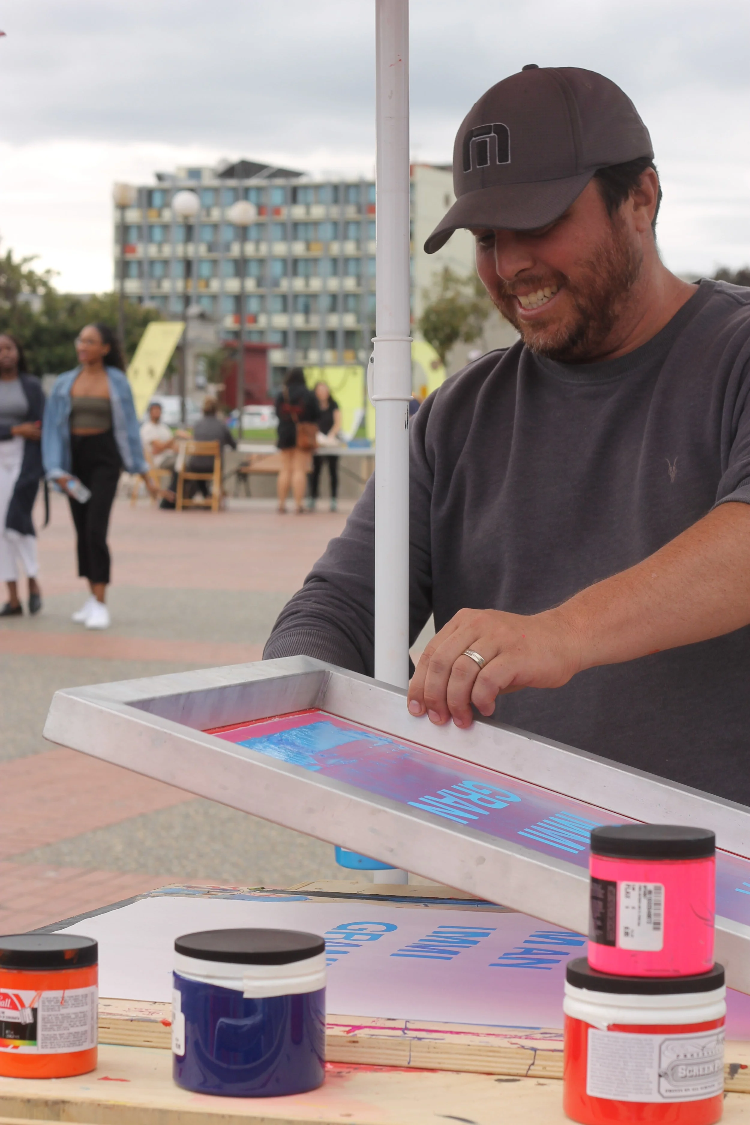 Channeling Event, Lake Merritt Bart Station, Oakland