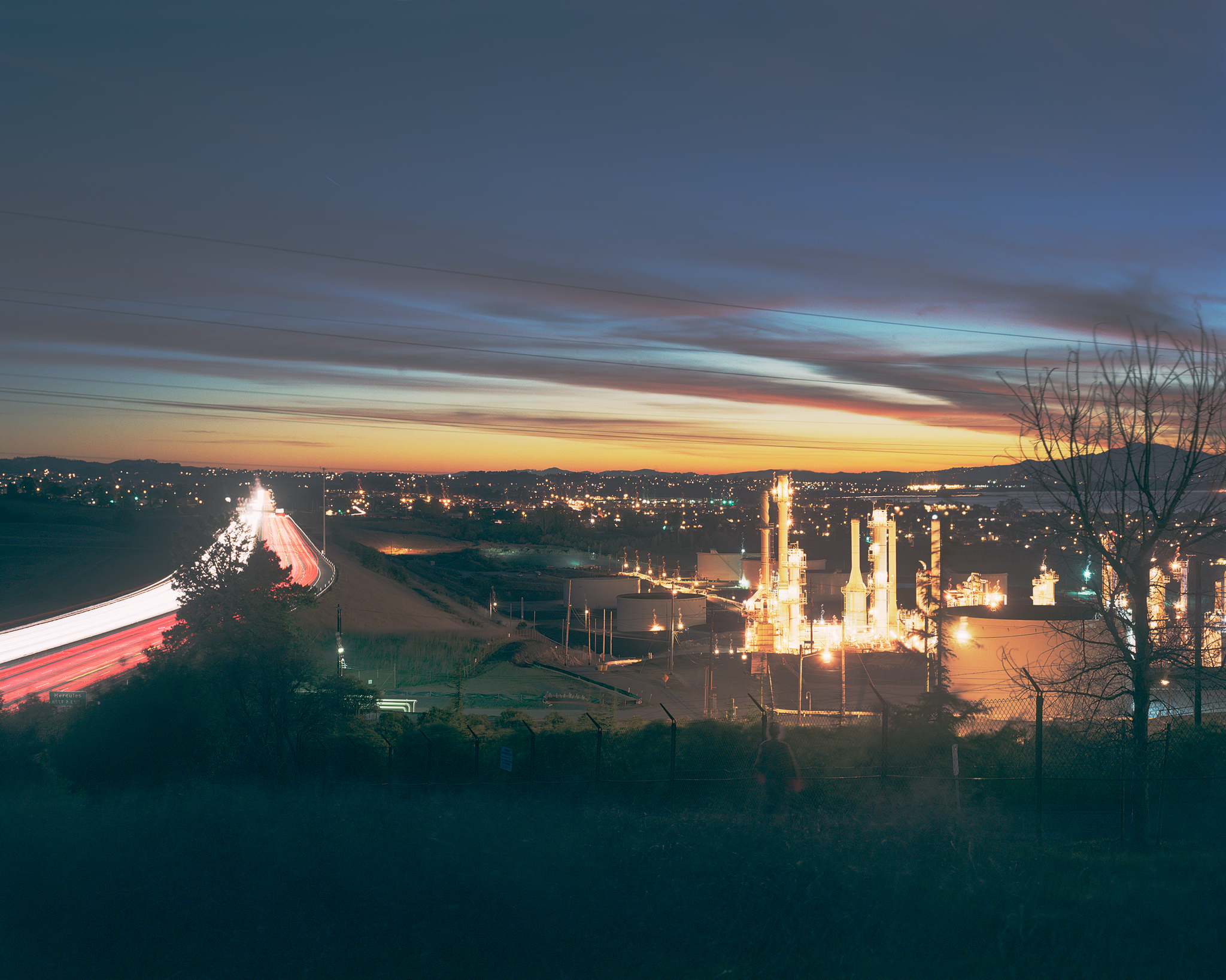 Refinery, I-80, Hercules, CA 