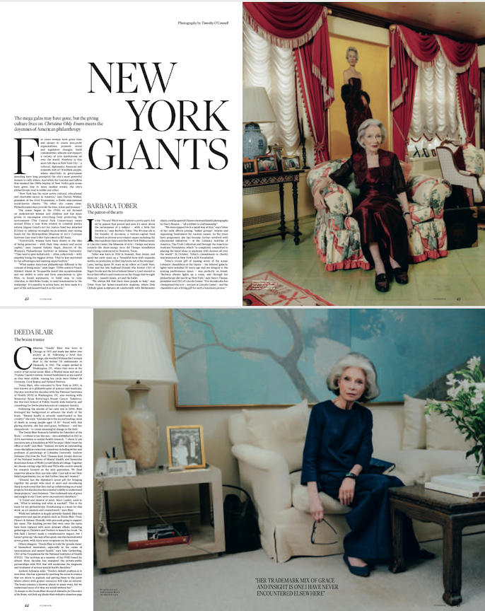 The queens of NYC philanthropy