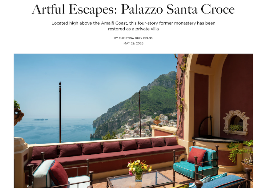 Artful Escapes: Palazzo Santa Croce