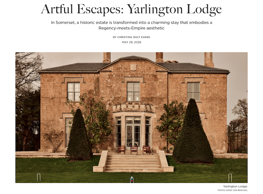 Artful Escapes: Yarlington Lodge