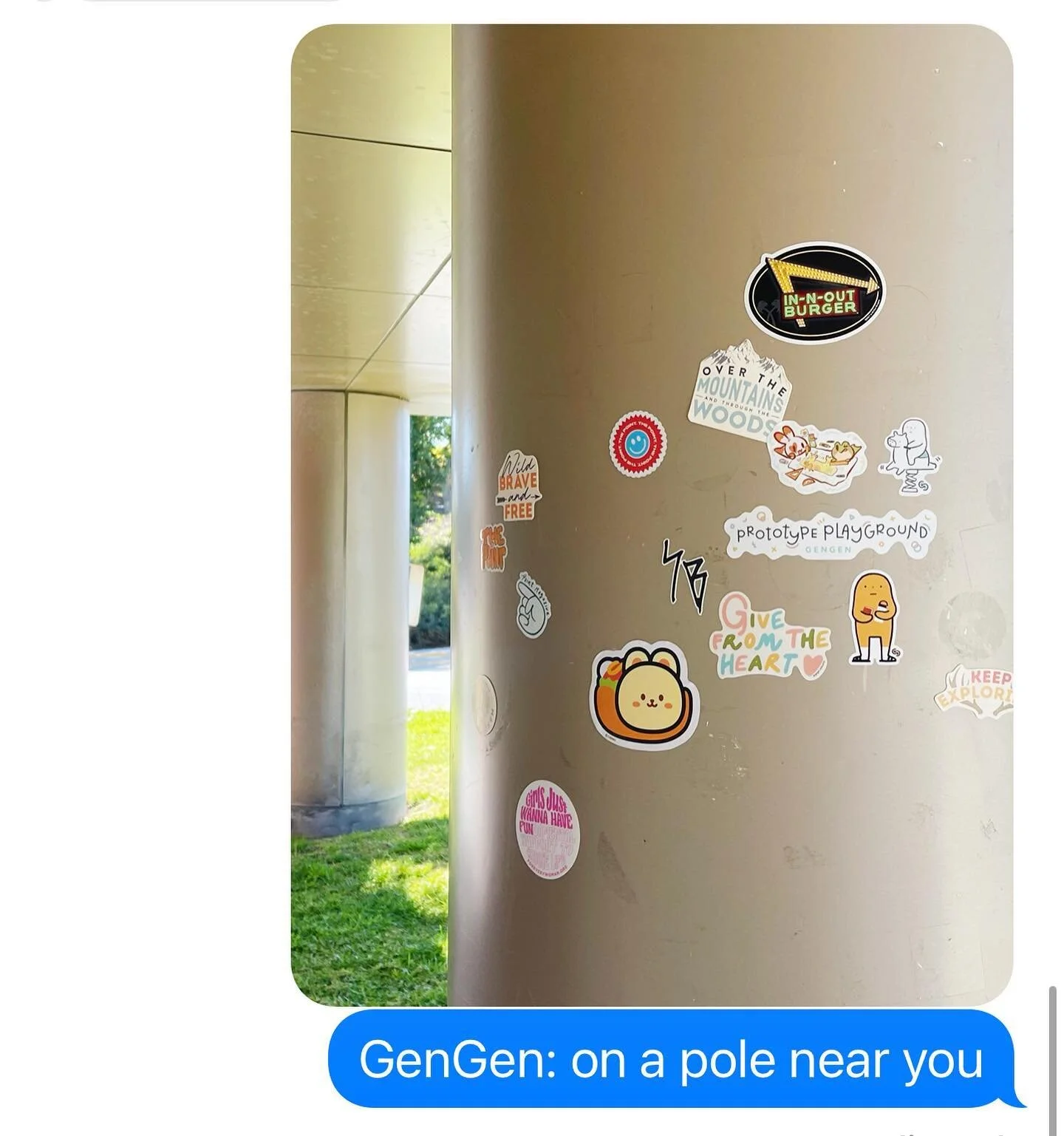 As part of the GENd, we made 5 limited edition stickers&hellip; Find them on a pole near you at Biola University (where we were born)&hellip;

Or get a free pack Monday at our pop up &amp; panel! RSVP for Monday&rsquo;s event, link in bio 😎

Celebra