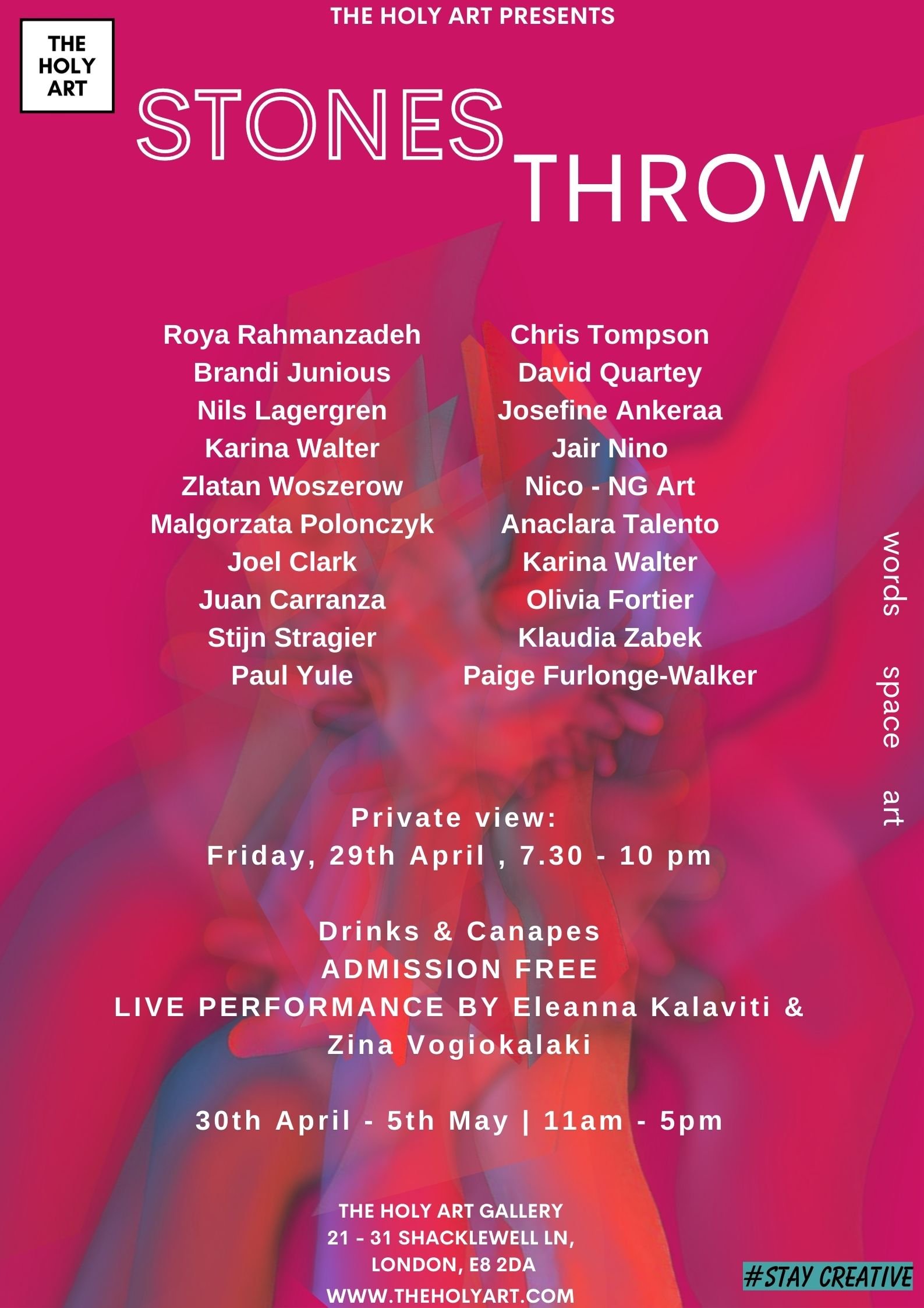 "Stones Throw" Group Exhibition - Round Up!