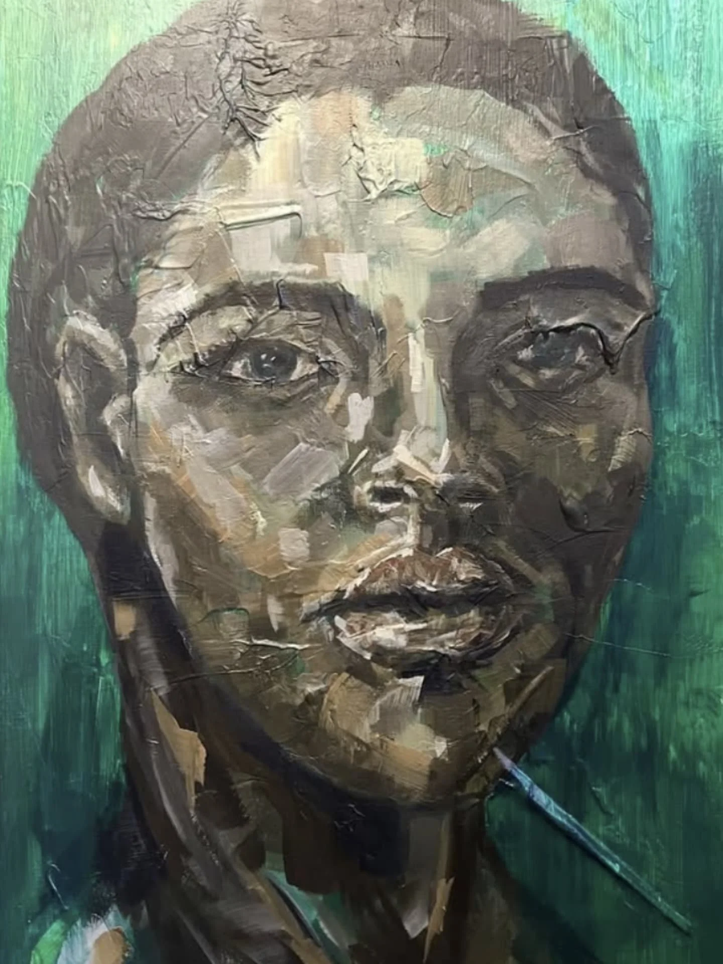 Born in Jamaica and now based in London, Tiffany Wint is a multidisciplinary artist whose work speaks to the quiet complexities of being human. Her paintings are intimate, emotive, and unapologetically personal, formed not just through technique but 