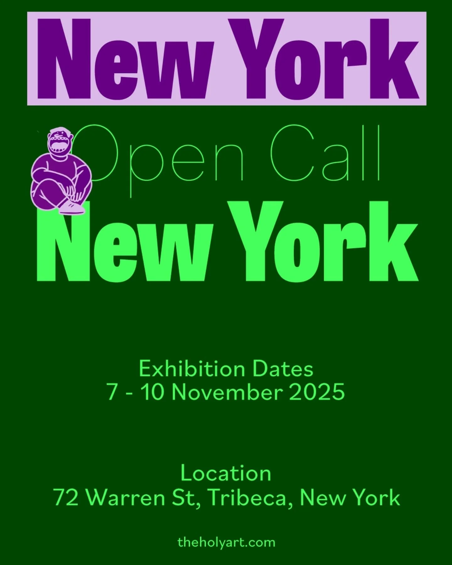 #CallForArtists &ndash; Exhibit Your Work in New York!

We're now accepting submissions for our next Physical &amp; Digital Exhibition in the heart of New York City!

Show your work to an international audience at our vibrant Manhattan space. The the