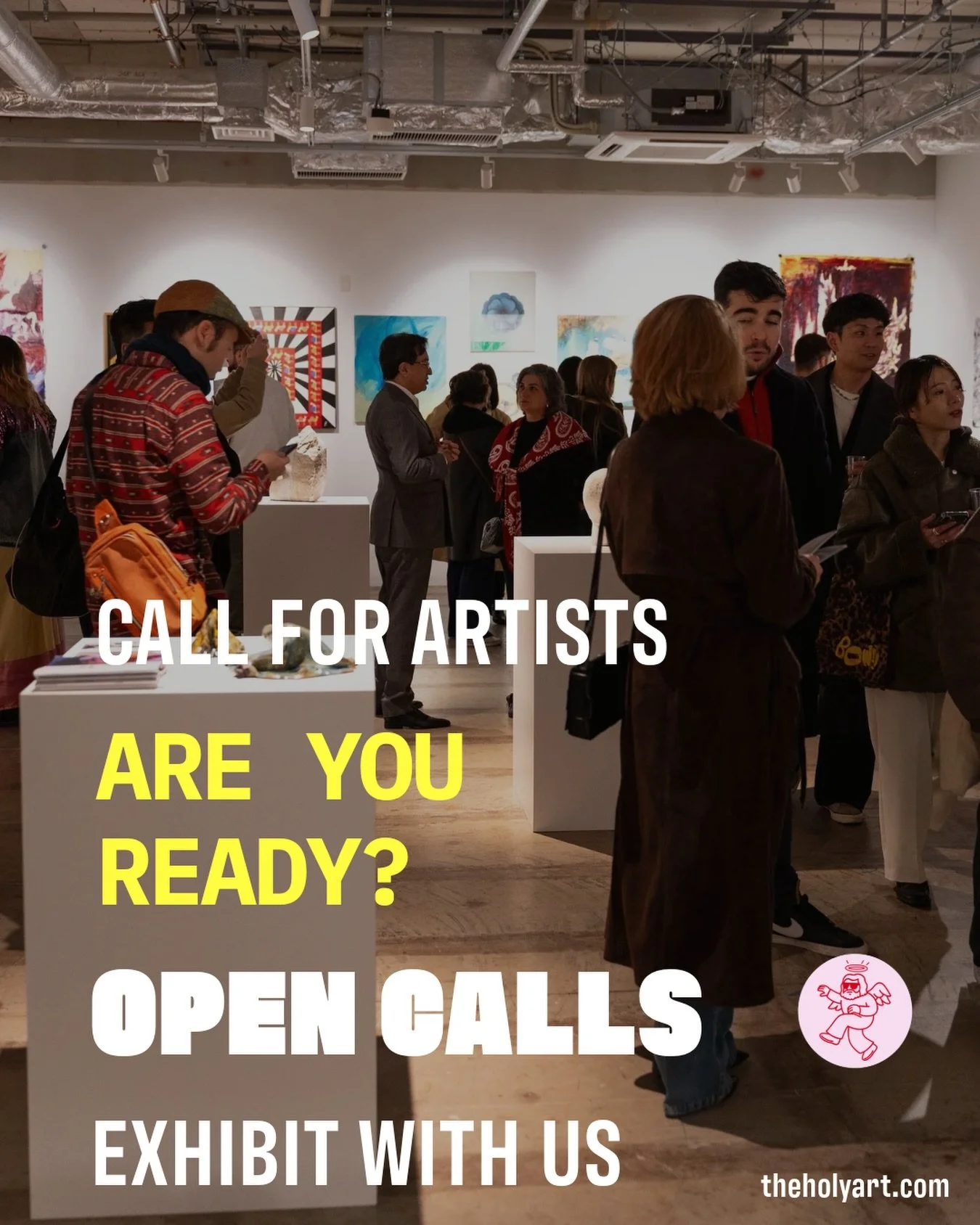 OPEN CALL FOR ARTISTS &mdash; WORLDWIDE 🩷

This is your moment.
Join The Holy Art, one of the fastest-growing global art platforms, and showcase your work to collectors, curators, and thousands of art lovers across our international exhibitions.

✨ 