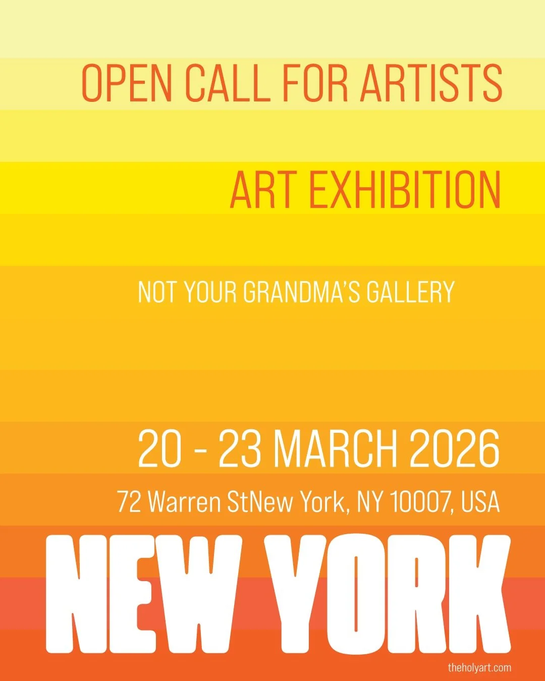 #CallForArtists &ndash; Exhibit Your Work in New York! 🇺🇸

We&rsquo;re now accepting submissions for our next Physical &amp; Digital Exhibition in the heart of New York City!

Show your work to an international audience at our vibrant Manhattan spa