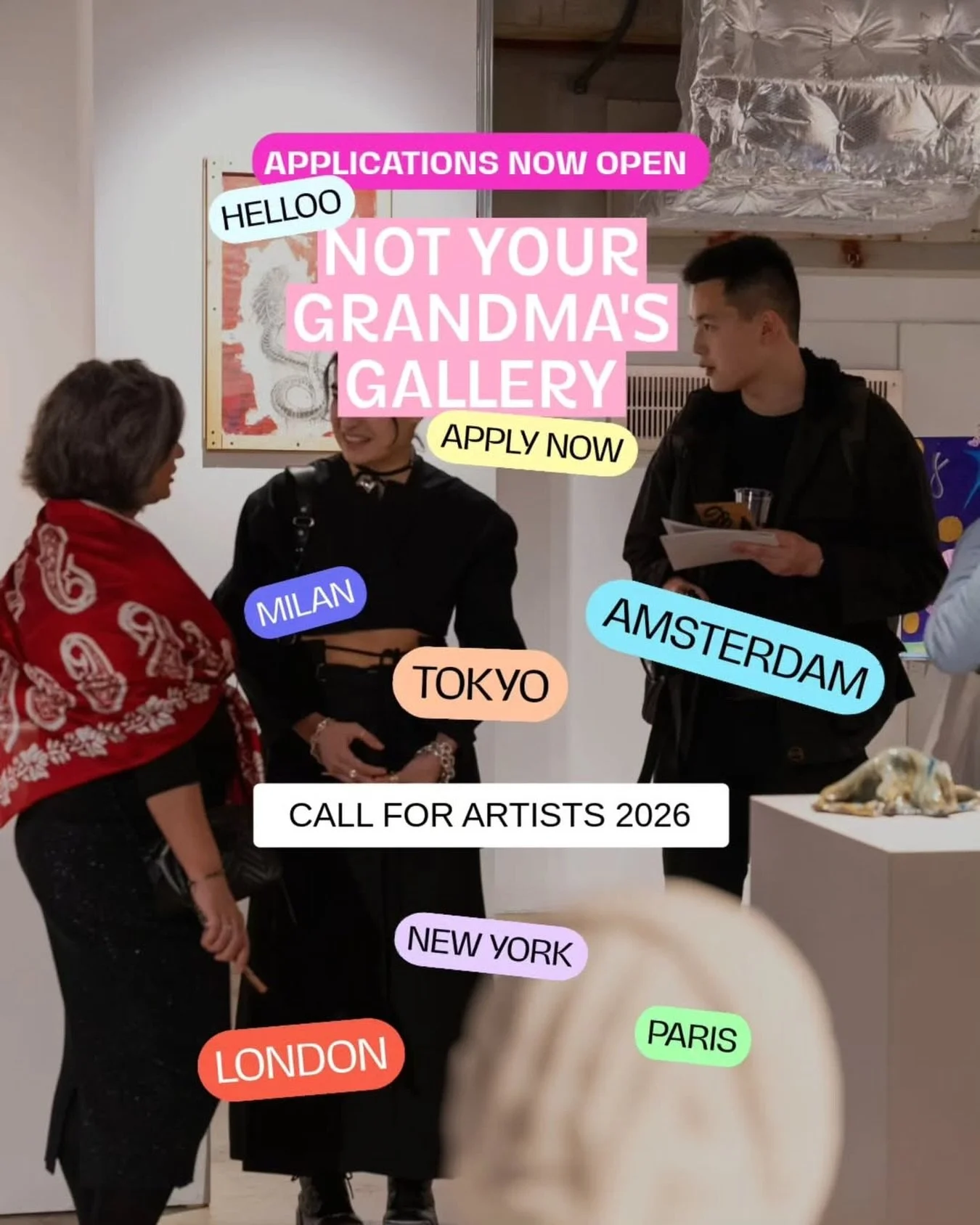 ✨ OPEN CALL FOR ARTISTS &mdash; WORLDWIDE ✨
Your moment to shine is right now.

Show your work with The Holy Art, one of the fastest-growing global art platforms, and put your art in front of collectors, curators, and thousands of art lovers across o