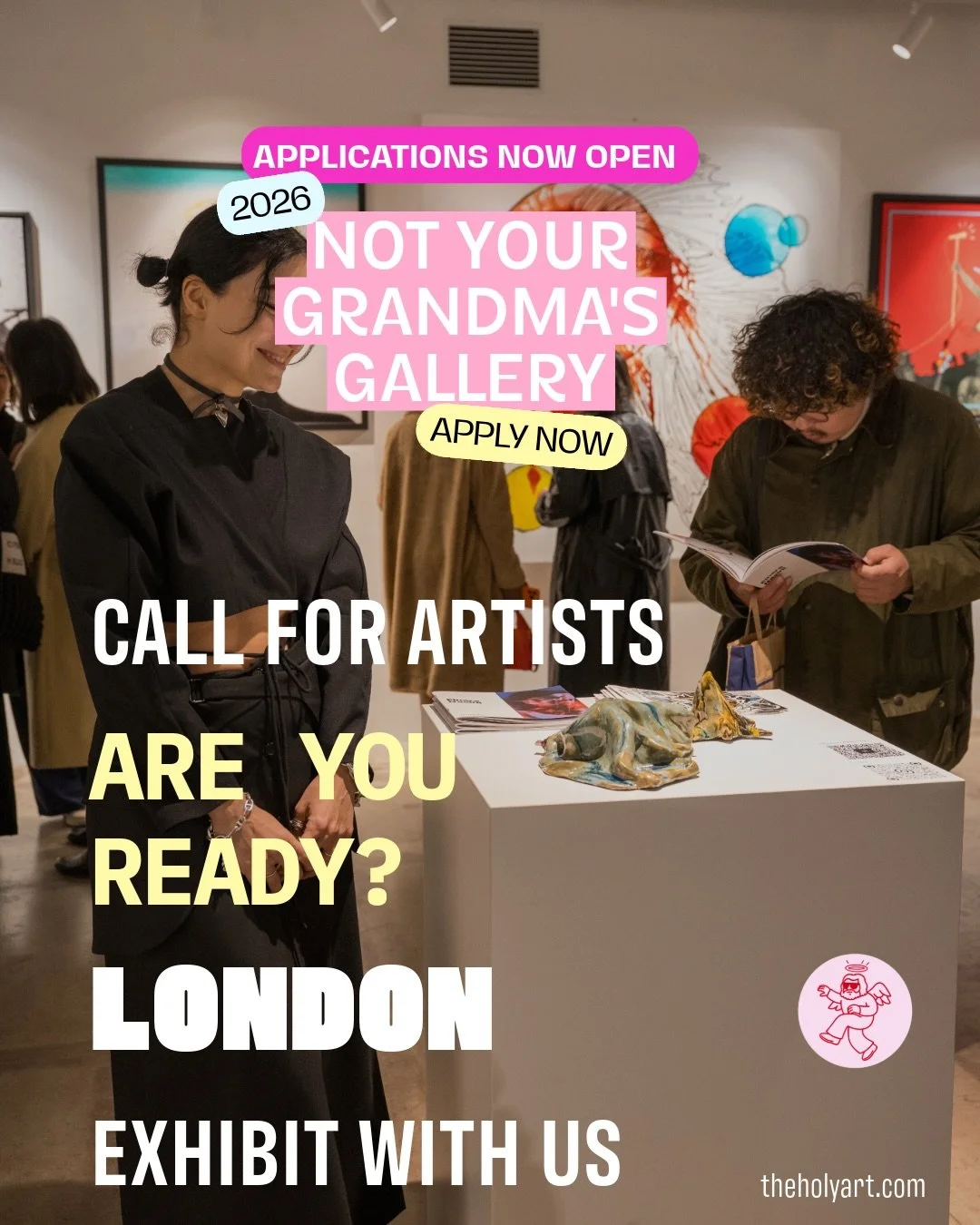 LONDON OPEN CALL &mdash; ARTISTS, THIS IS YOUR SIGN.
We&rsquo;re selecting new artists to showcase in our upcoming London exhibitions &mdash; and yes, all mediums are welcome.

If you want your work in front of collectors, curators, galleries &amp; t