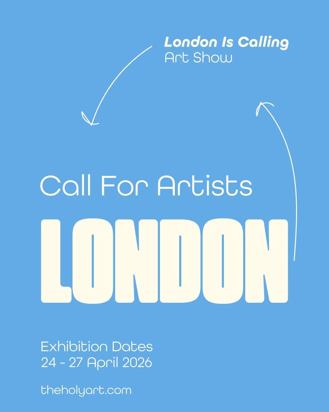 #CallForArtists &ndash; Exhibit Your Work in London!

We&rsquo;re now accepting submissions for our next Physical &amp; Digital Exhibition in the cultural capital of London, UK!

Showcase your art to an international audience in one of the world&rsqu