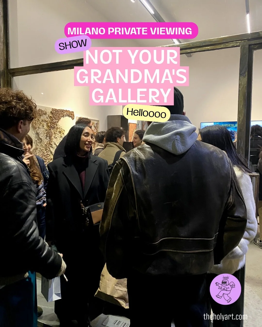 What an incredible private viewing in Milan ✨
So grateful for the energy, the conversations, and the love in the room.

Huge thank you to all the artists for sharing your vision, and to everyone who joined us &mdash; your presence truly made the nigh