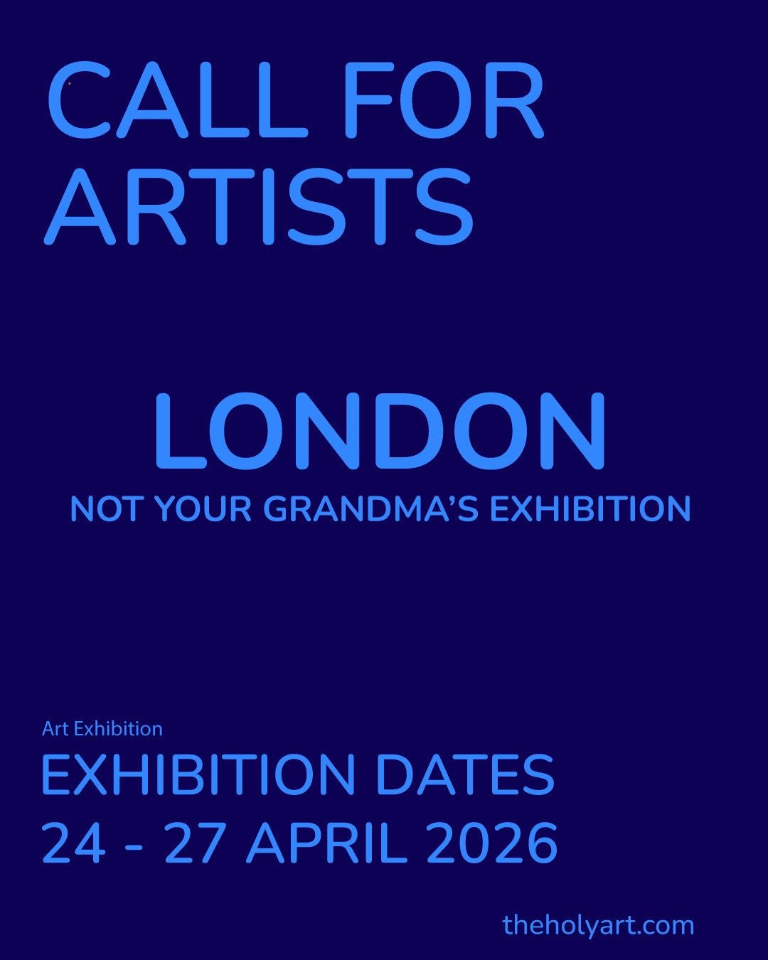 Liked by elianatsekoura and others
#CallForArtists &ndash; Exhibit Your Work in London!

We&rsquo;re now accepting submissions for our next Physical &amp; Digital Exhibition in the cultural capital of London, UK!

Showcase your art to an internationa