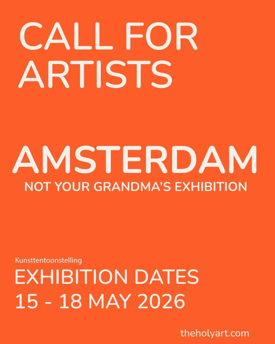 #CallForArtists &ndash; Exhibit Your Work in Amsterdam! 🩷

We&rsquo;re now accepting submissions for our next Physical &amp; Digital Exhibition in the vibrant city of Amsterdam, Netherlands!

Show your work in one of Europe&rsquo;s most creative and