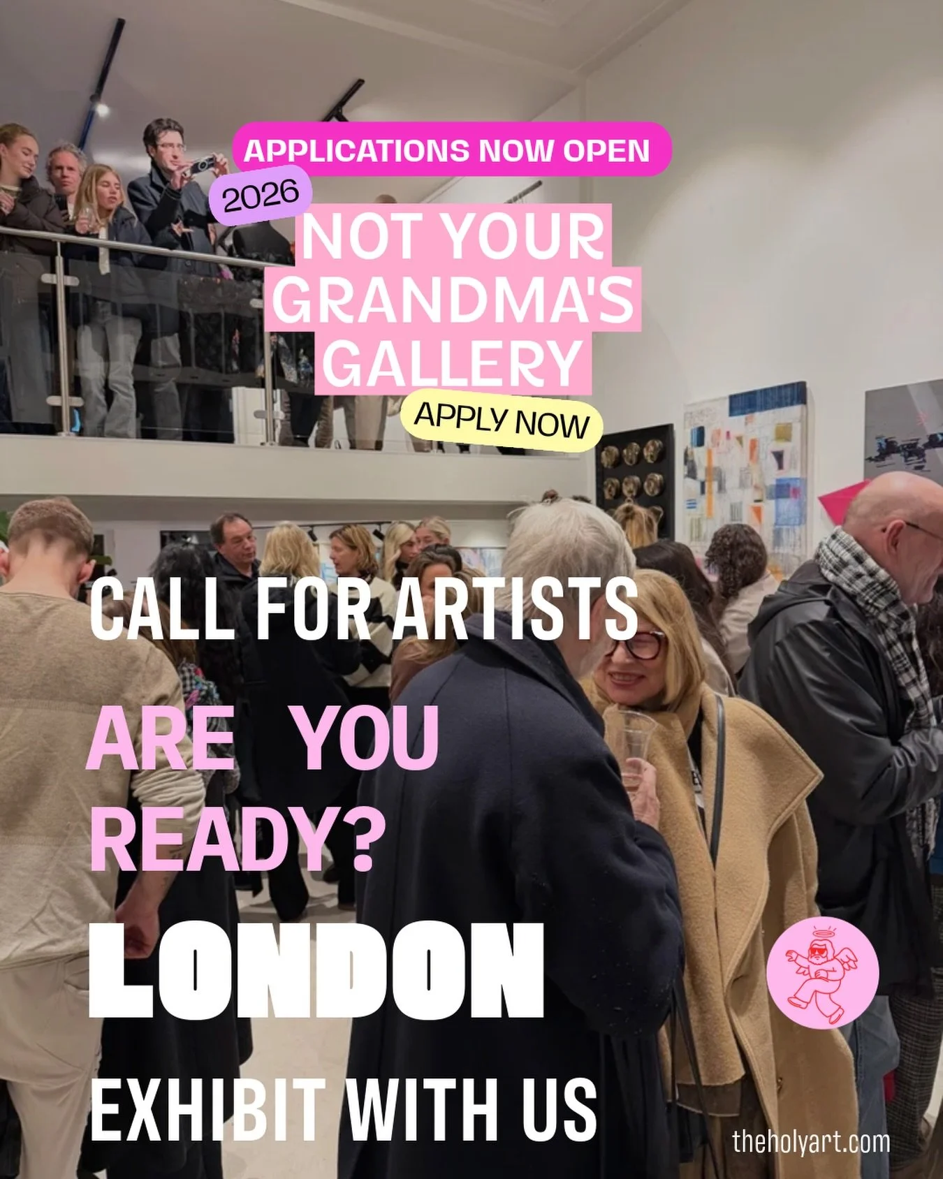 This April 🇬🇧 LONDON this is your moment.

Applications for our London exhibition this April are officially open.

Ready to show your work in one of the world&rsquo;s most electric art cities?

👇 Comment &ldquo;APPLY&rdquo; and we&rsquo;ll DM you 