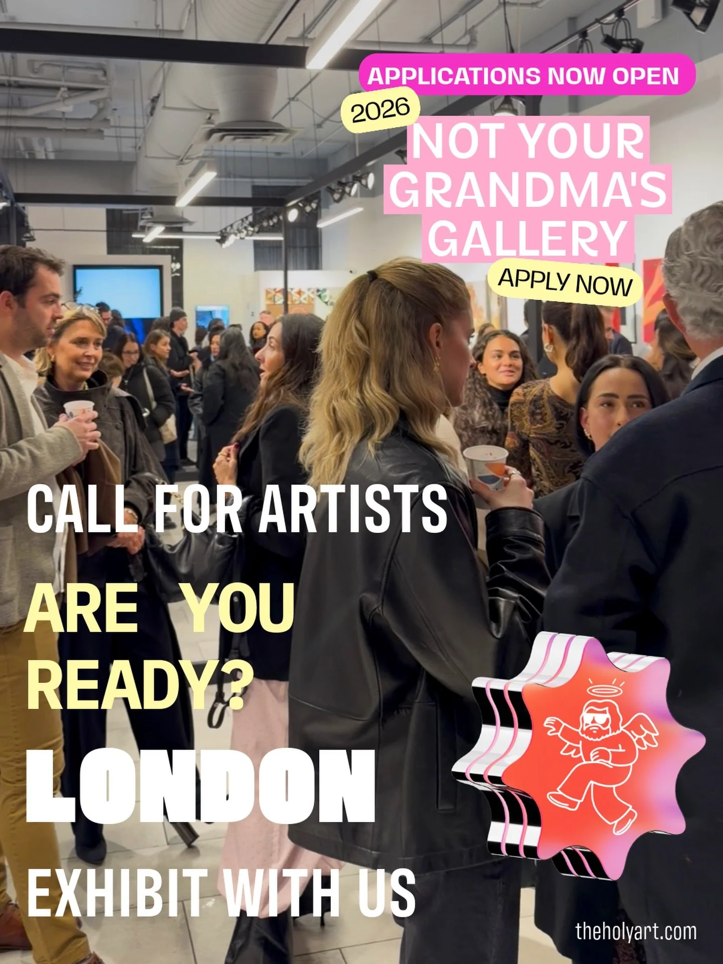 This April 🇬🇧 LONDON this is your moment.

Applications for our London exhibition this April are officially open.

Ready to show your work in one of the world&rsquo;s most electric art cities?

👇 Comment &ldquo;APPLY&rdquo; and we&rsquo;ll DM you 