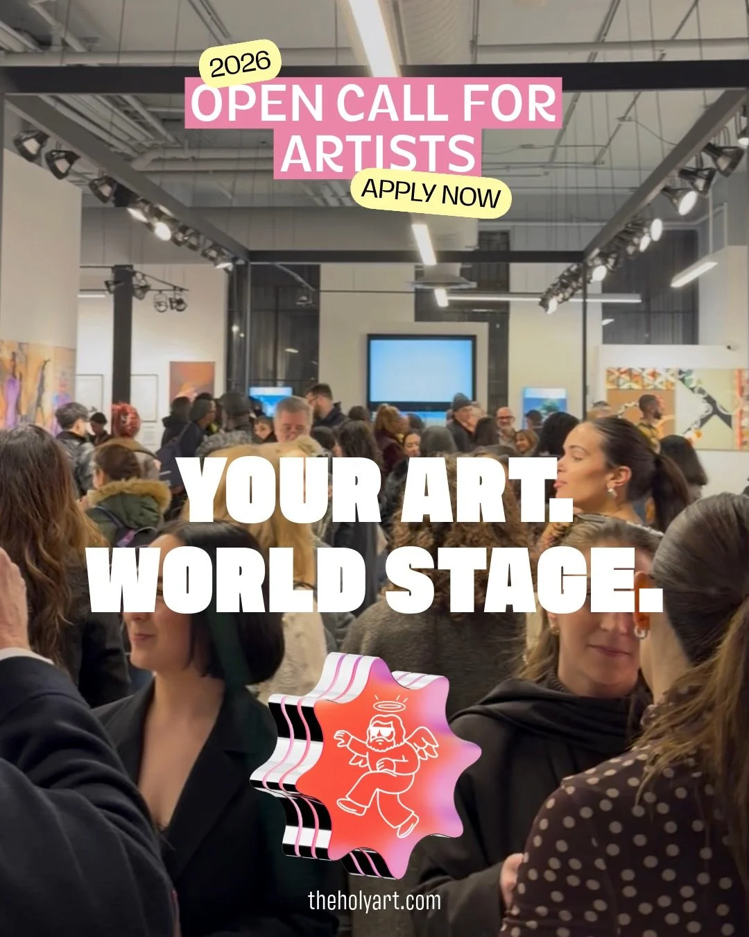 YOUR ART BELONGS ON THE WORLD STAGE

Your art on the gallery wall. Your art on the digital screen. Your name on the label.

New York. London. Tokyo. Paris. Amsterdam. Barcelona. Athens. Milan.Times Square.

🖼️ Physical &amp; Digital Exhibition 🎨 Op