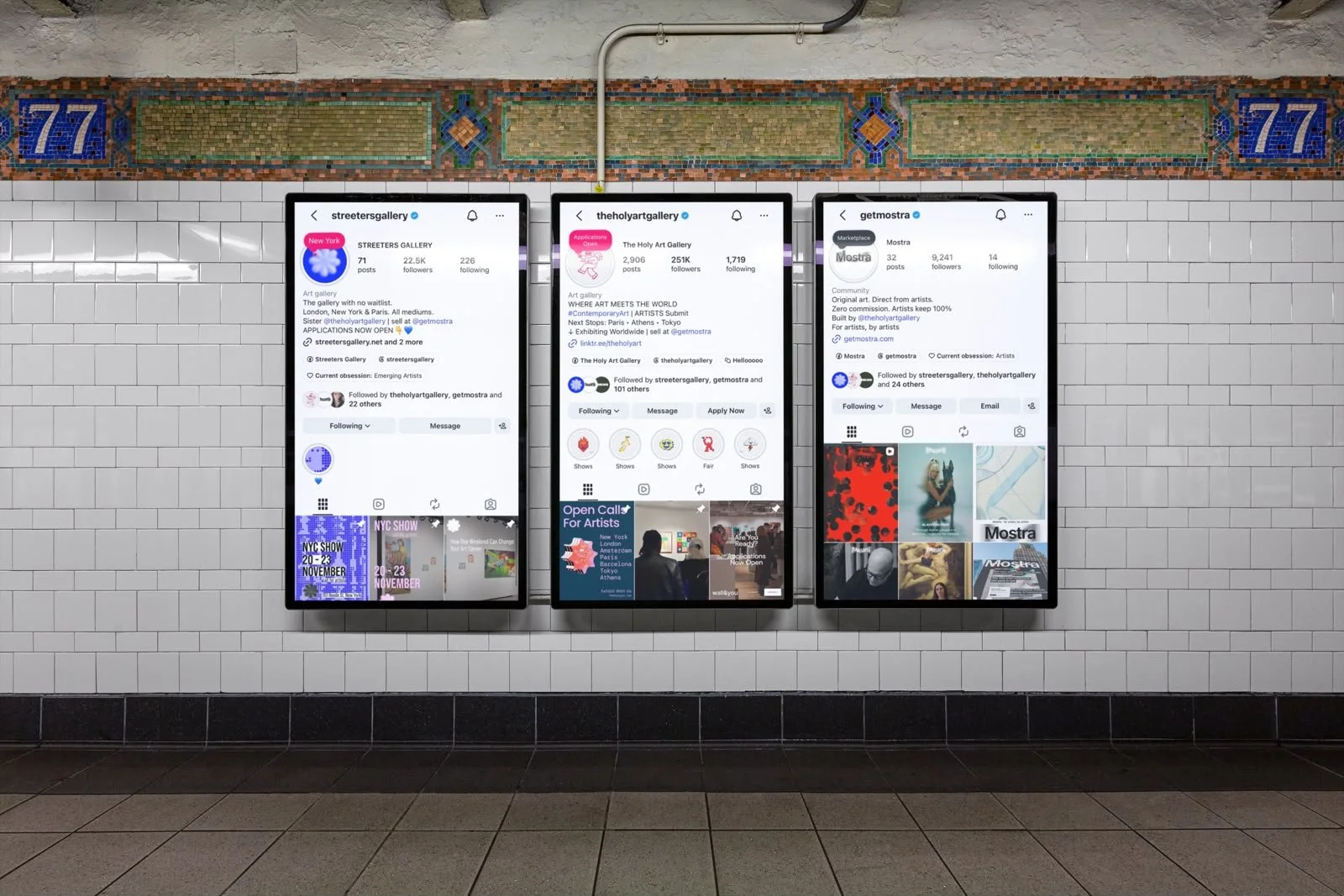 One Community. Three Ways In: The Holy Art, Streeters Gallery and Mostra