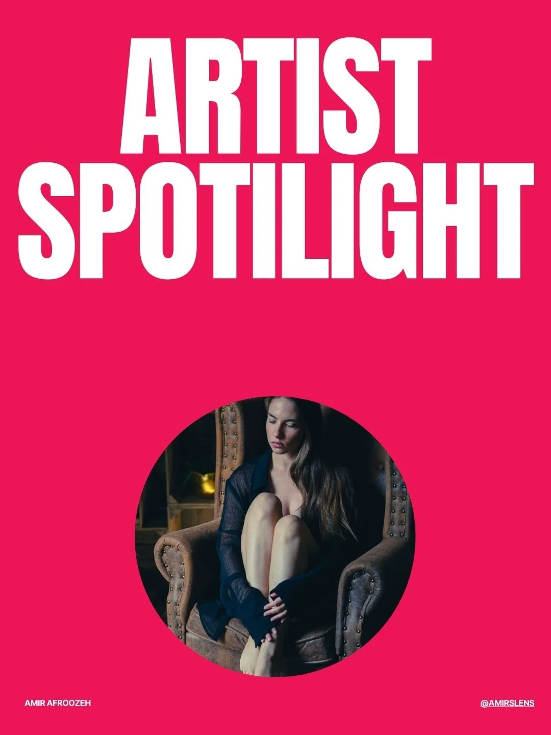 Artist spotlight :Amir Afroozeh
