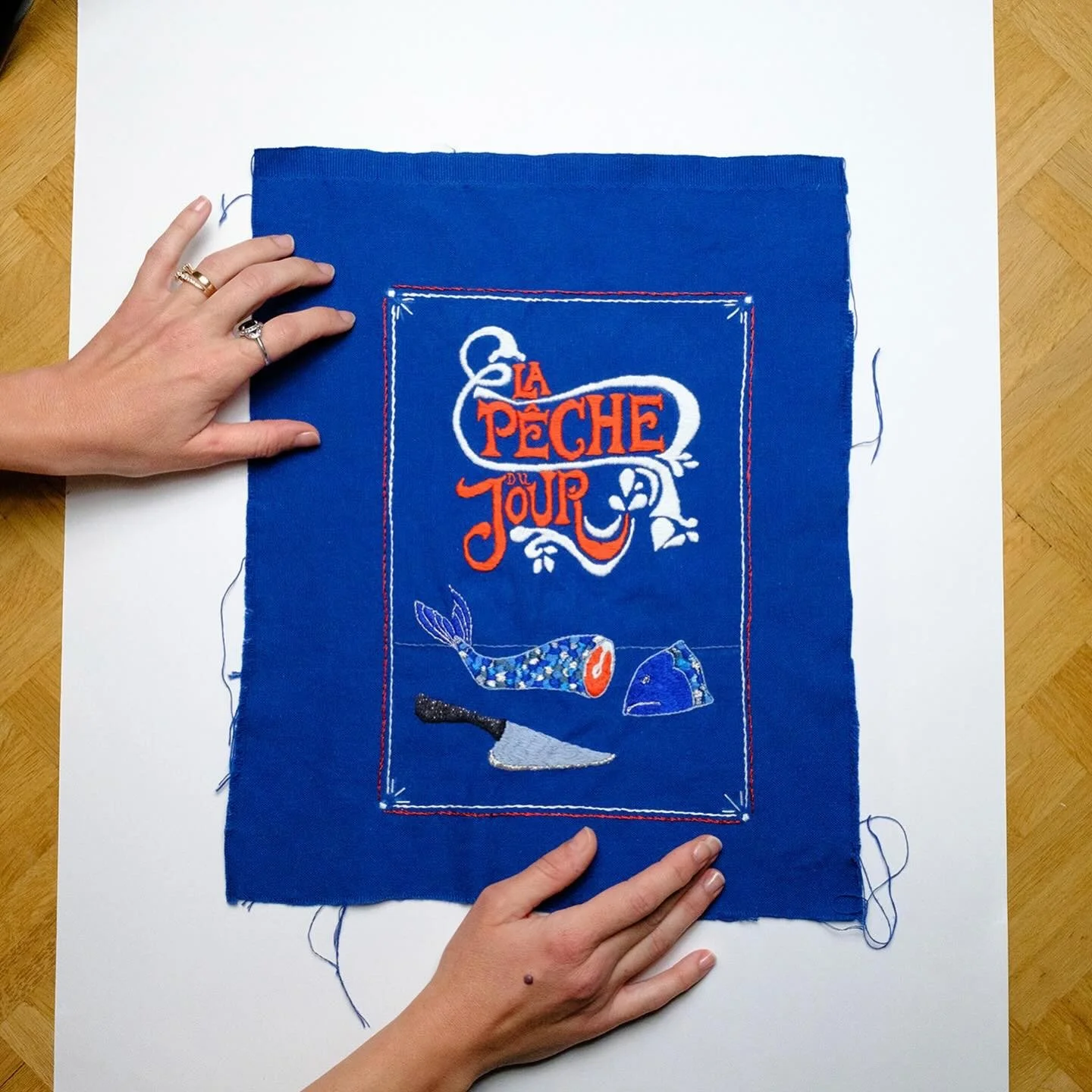 Meet Juliette Livet.

A French textile artist and illustrator who treats embroidery as a contemporary language, where image, material and visual memory meet.

Fed by the 1990s, vintage graphic design and popular culture, Juliette takes fragments of e