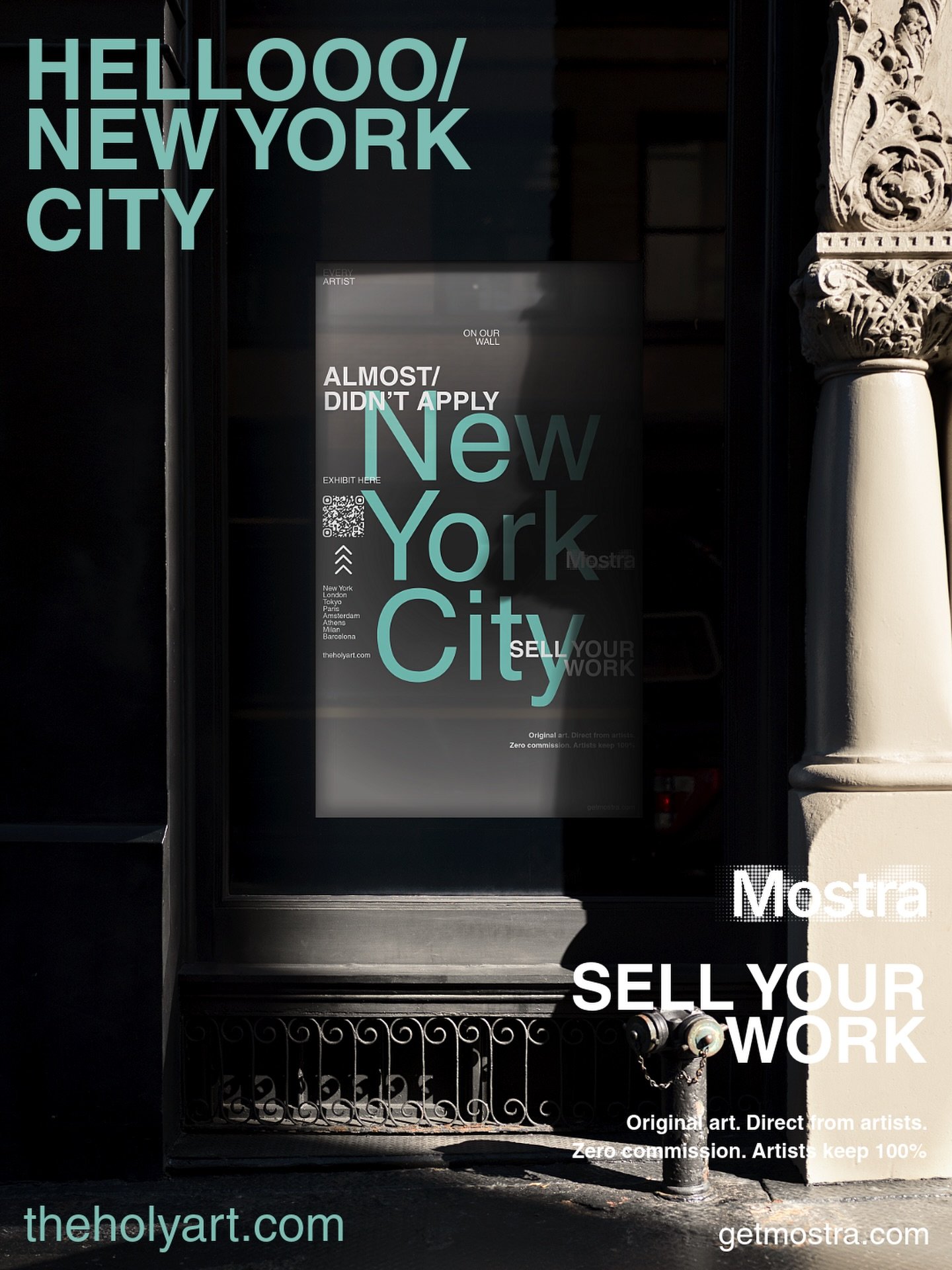 Every artist on our wall almost didn&rsquo;t apply.

They talked themselves out of it first. Not ready yet, not good enough yet, maybe next year. Then they applied anyway, and their work ended up on a wall in New York with their name on the label.

T