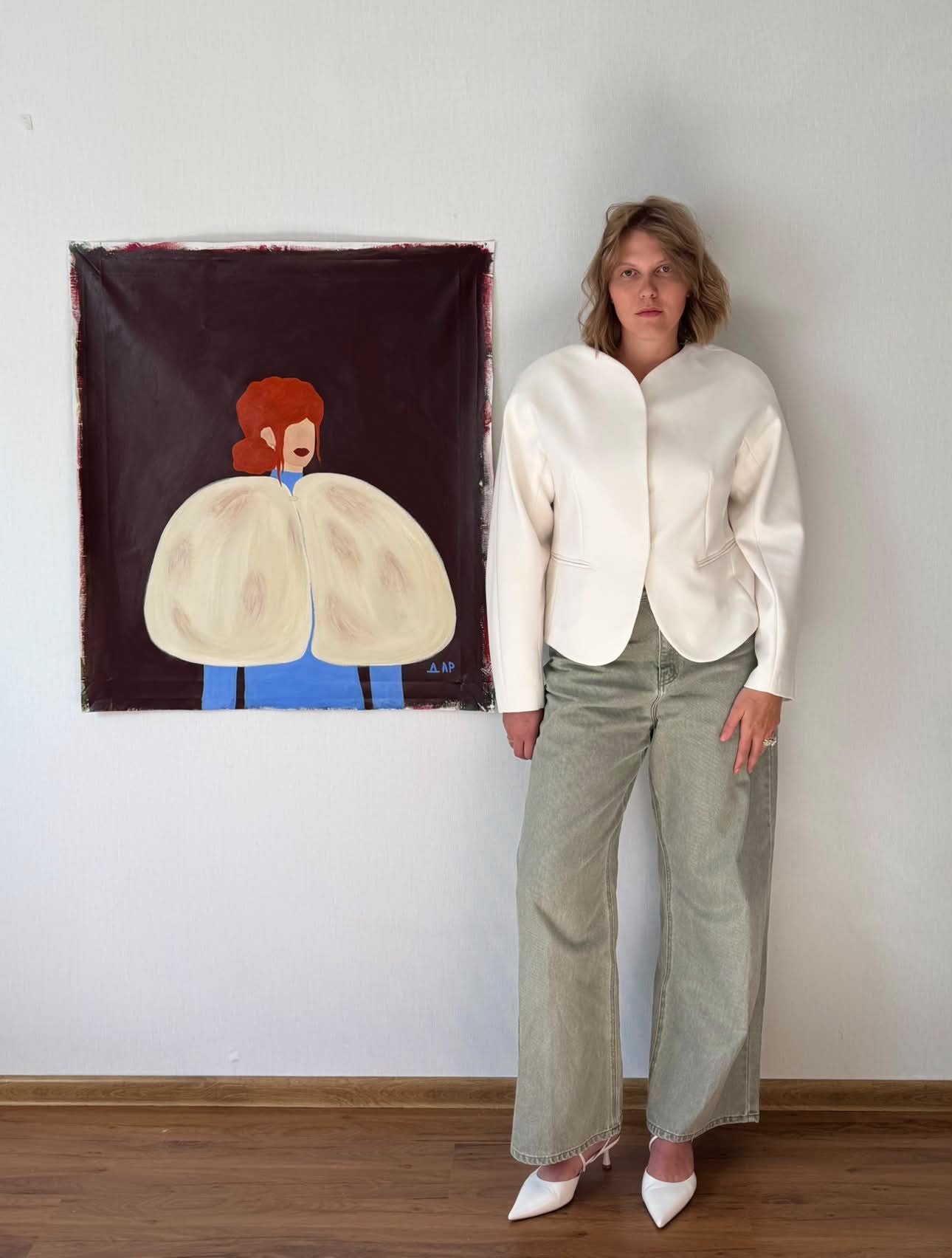 Meet Anna Darieva.

A Moscow based artist working in primitivism. Born in Kazakhstan in 2000, she moved to Saint Petersburg after school, and then to Moscow.

Her work strips people and nature back to unreal forms with the smallest number of details,