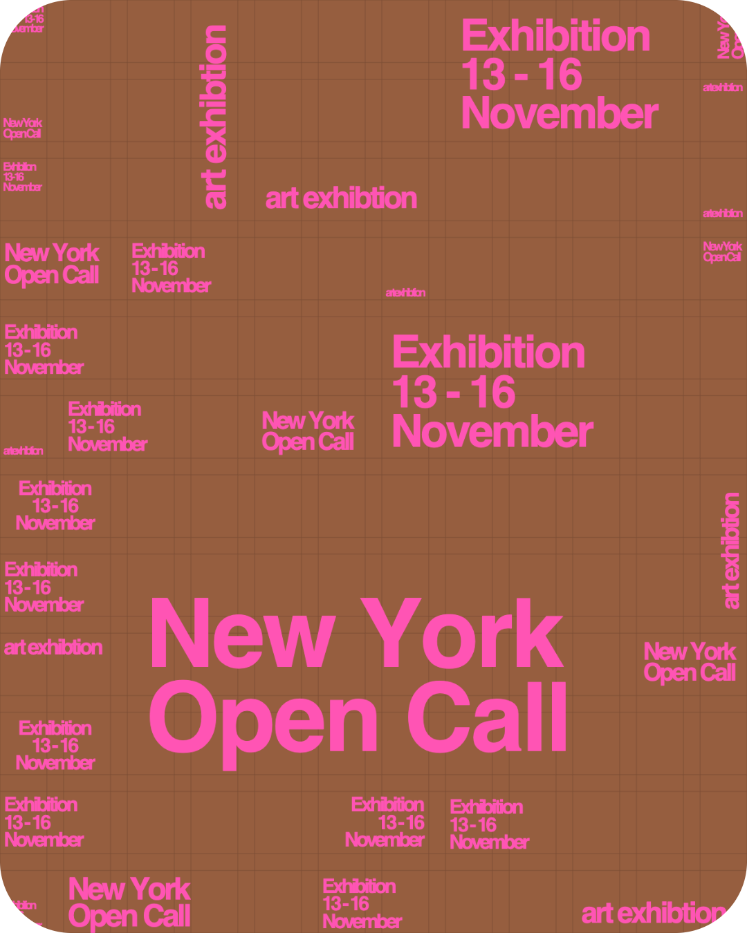 New York open call poster